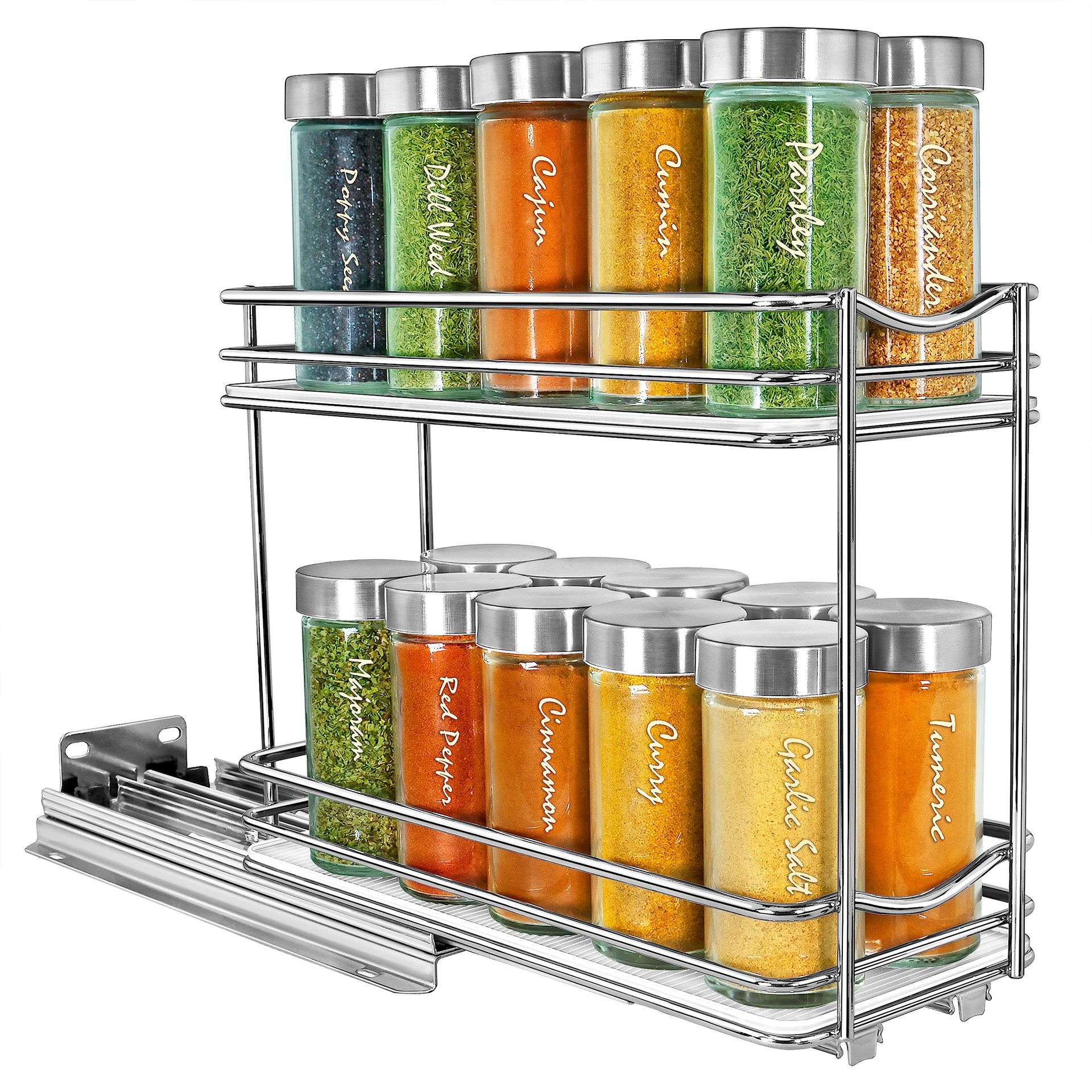 Pull Out Spice Organization for Cabinets