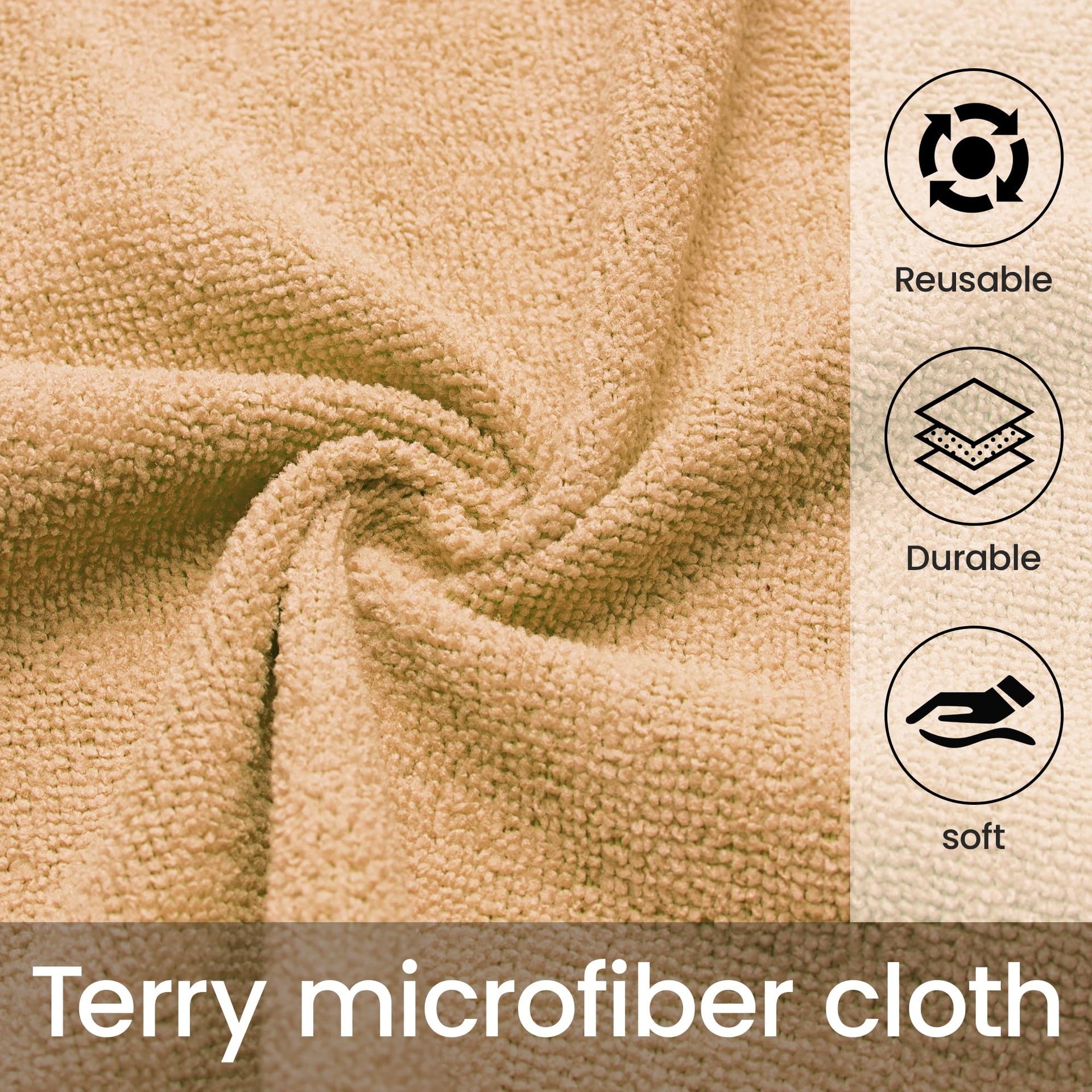 Microfiber Cleaning Cloth Roll (80 Count)