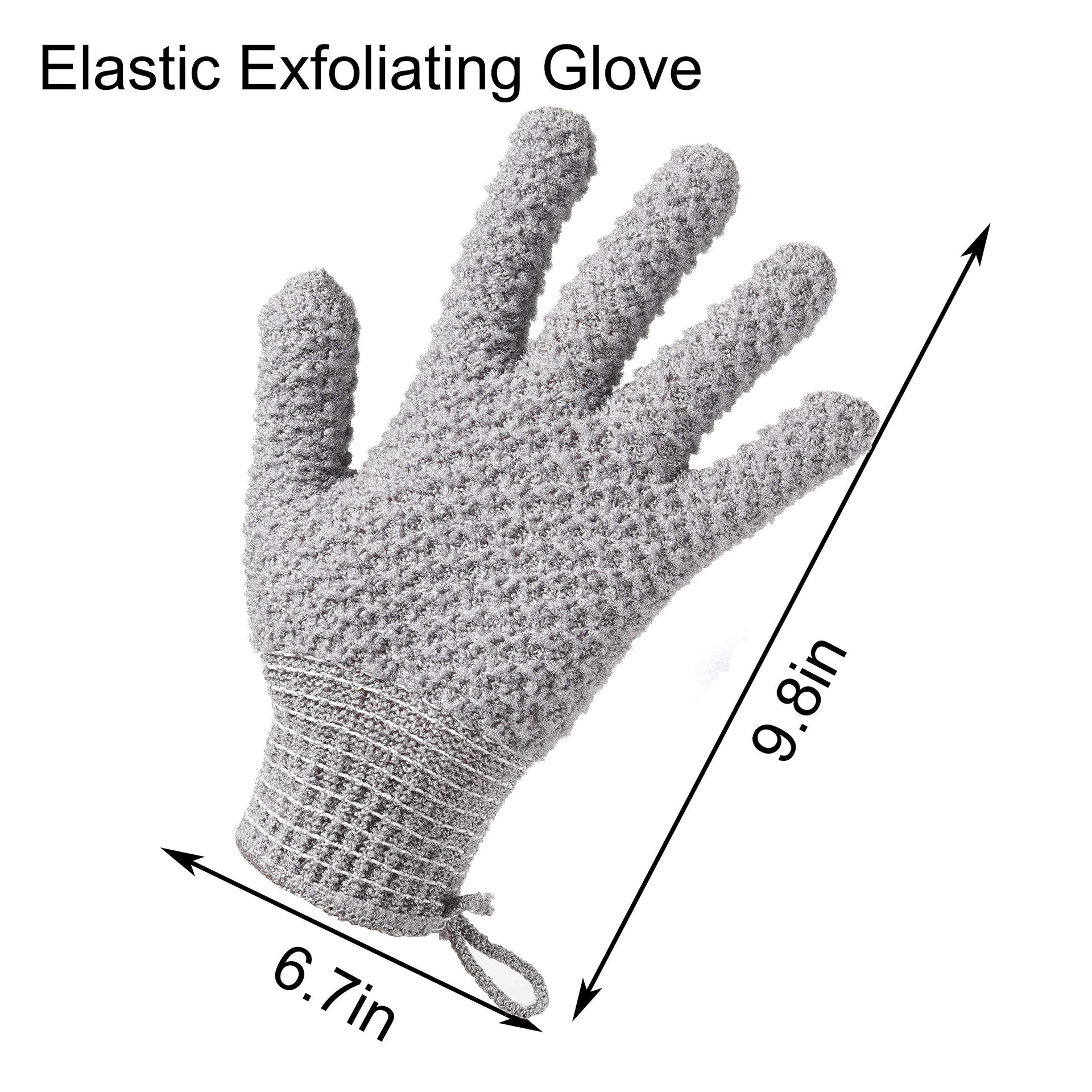 Bath Exfoliating Gloves (4 Count)