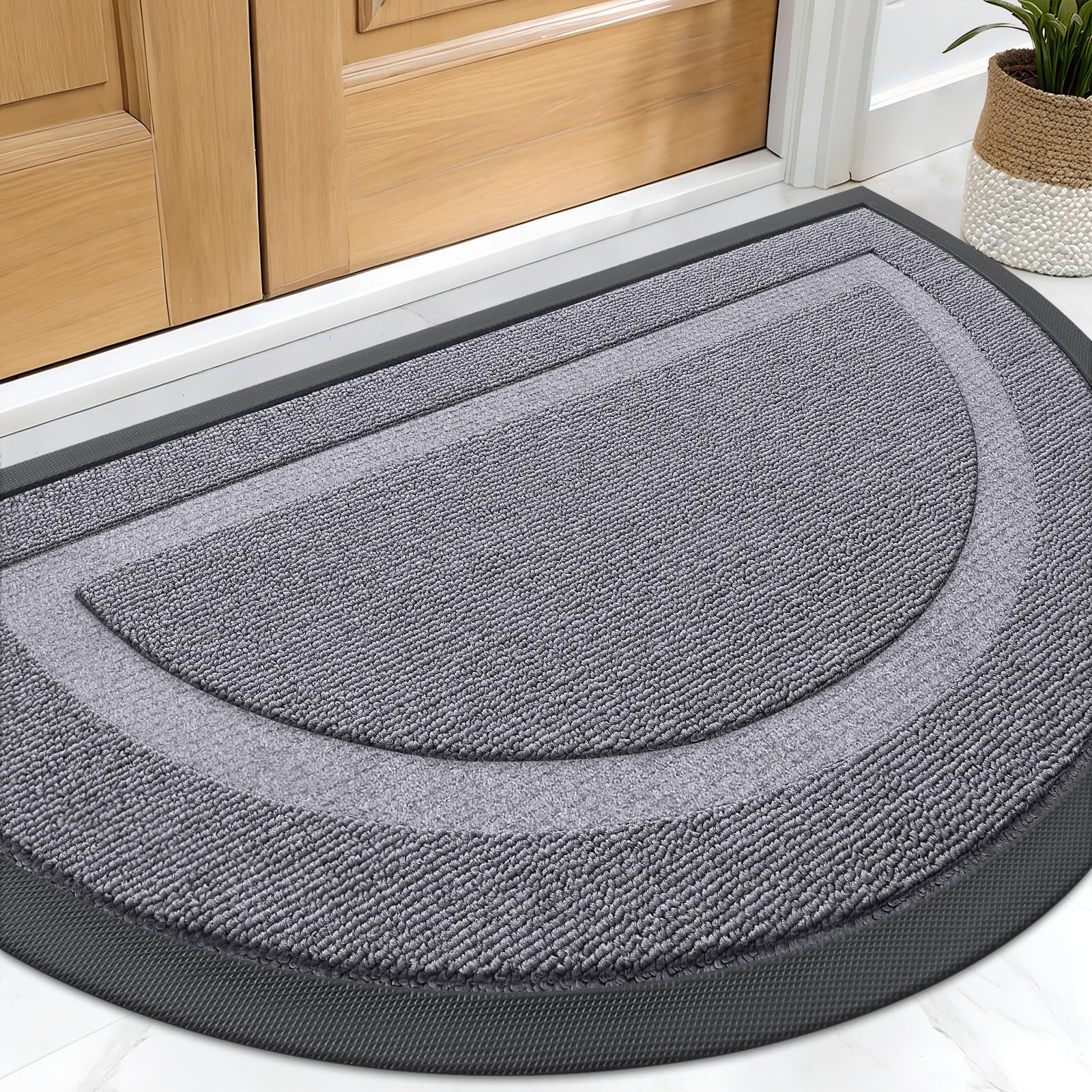 Half Circle Front Door Mat Outside 33x21 All