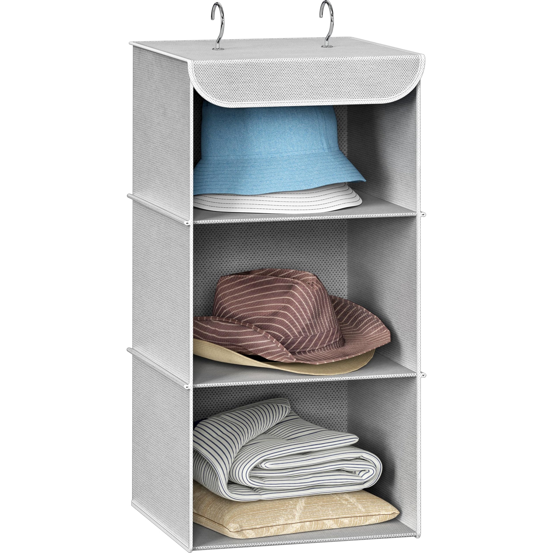 3 Shelf Hanging Closet Organizer