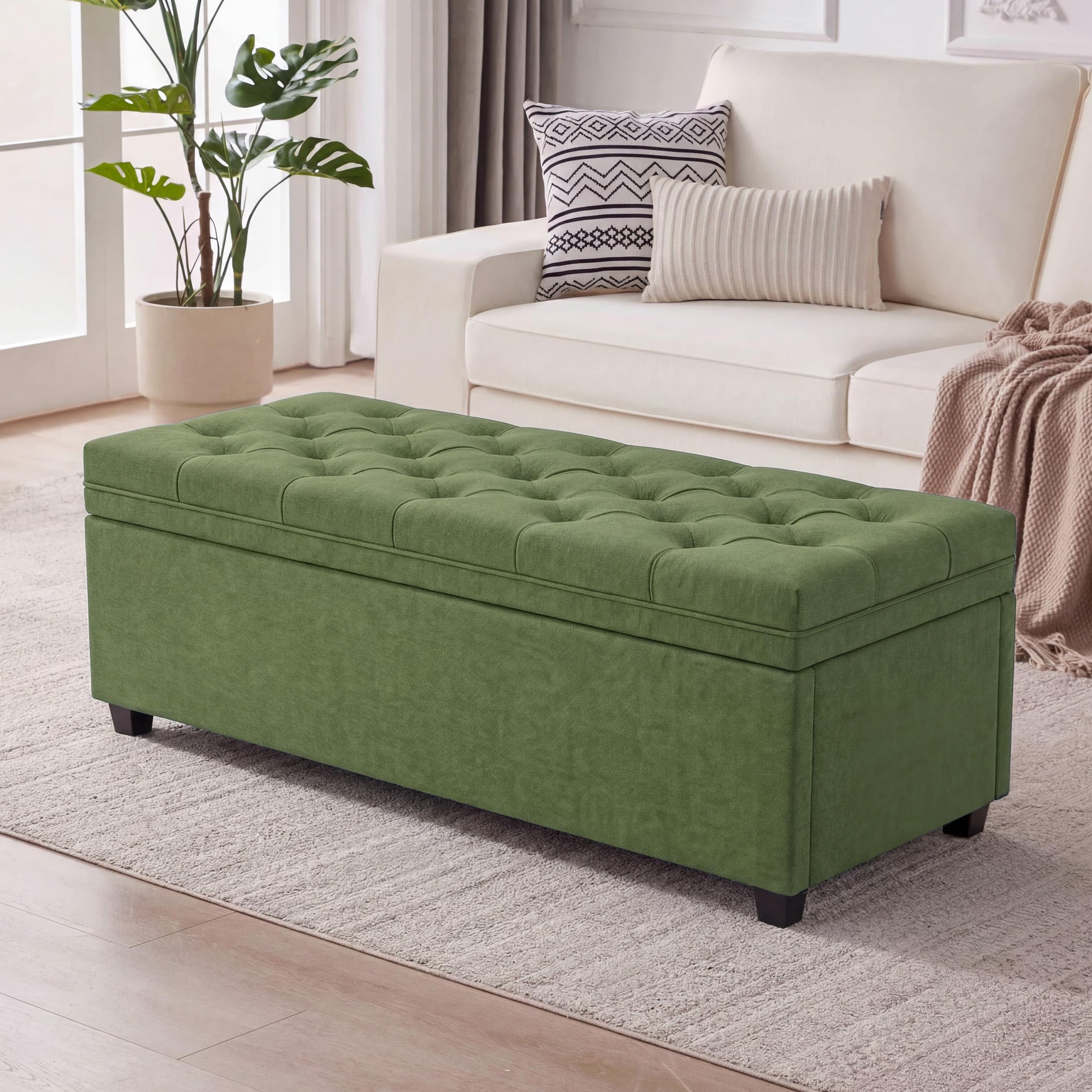 50 Inch Large Storage Ottoman