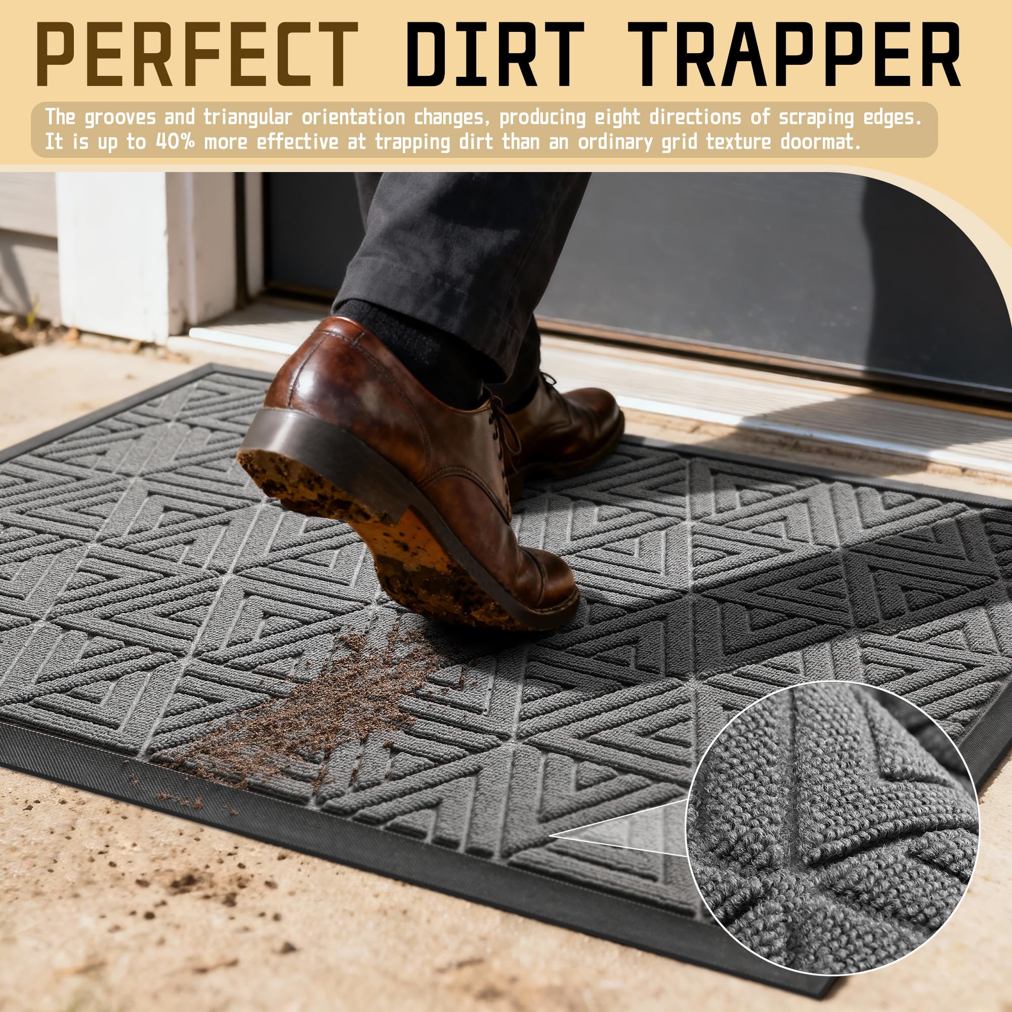 Front Door Mat Outside Entrance 72 x 24