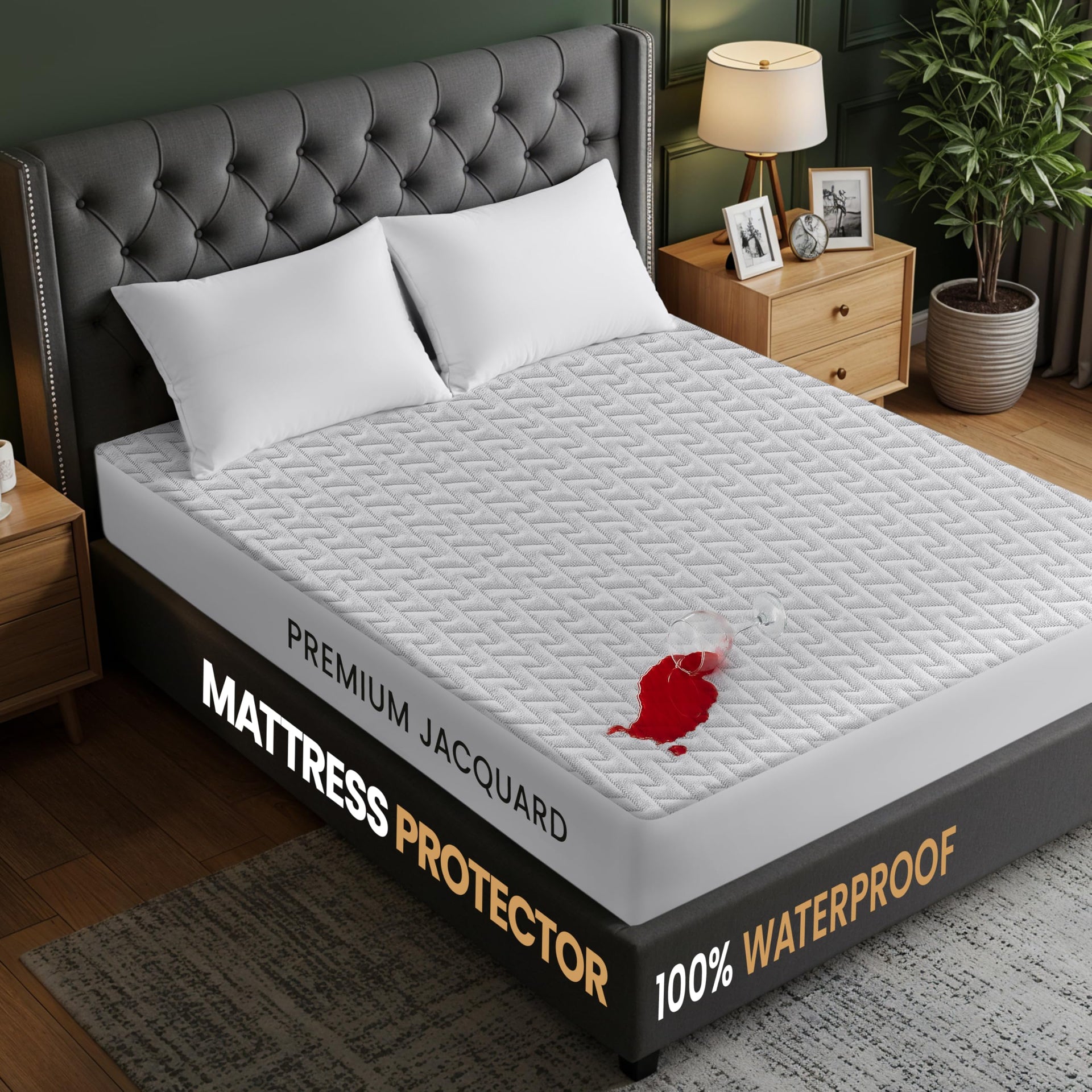 Waterproof Mattress Protector California King Size
