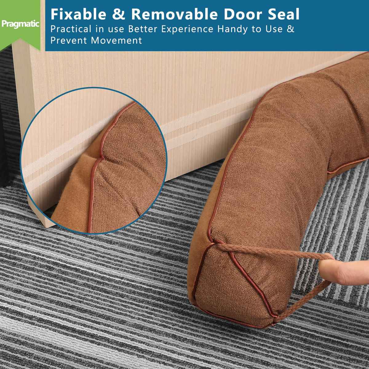 Triangular Under Door Draft Stopper 32 inch