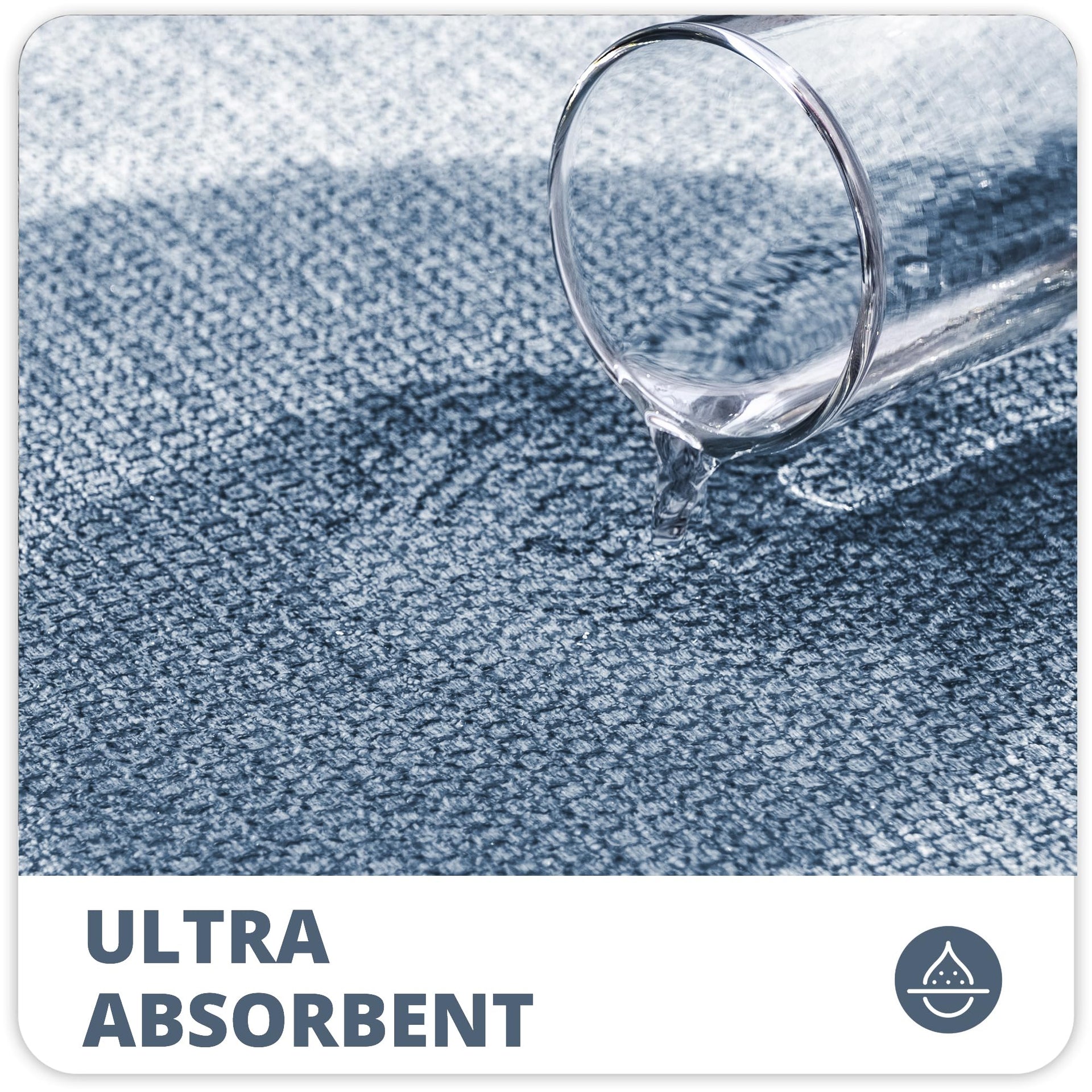 Bath Mat Ultra Thin Bathroom Runner Rugs (12 Sq Ft)