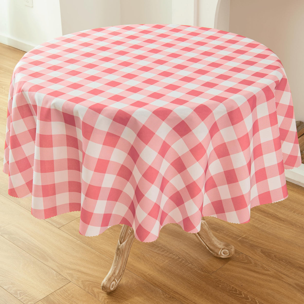 Waterproof Plaid Tablecloth Fabric