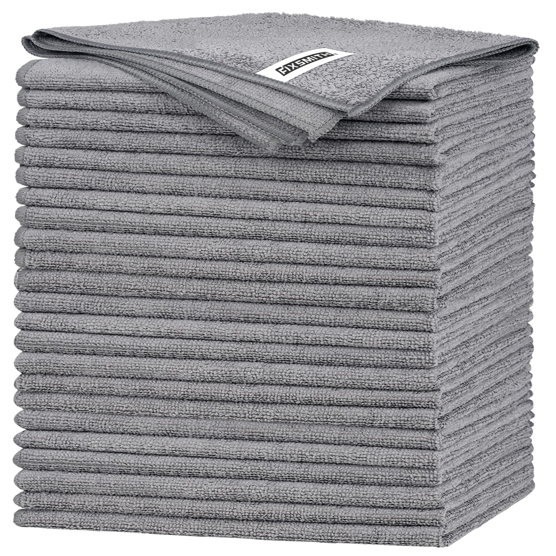 Grey Microfiber Cleaning Cloth (24 Count)