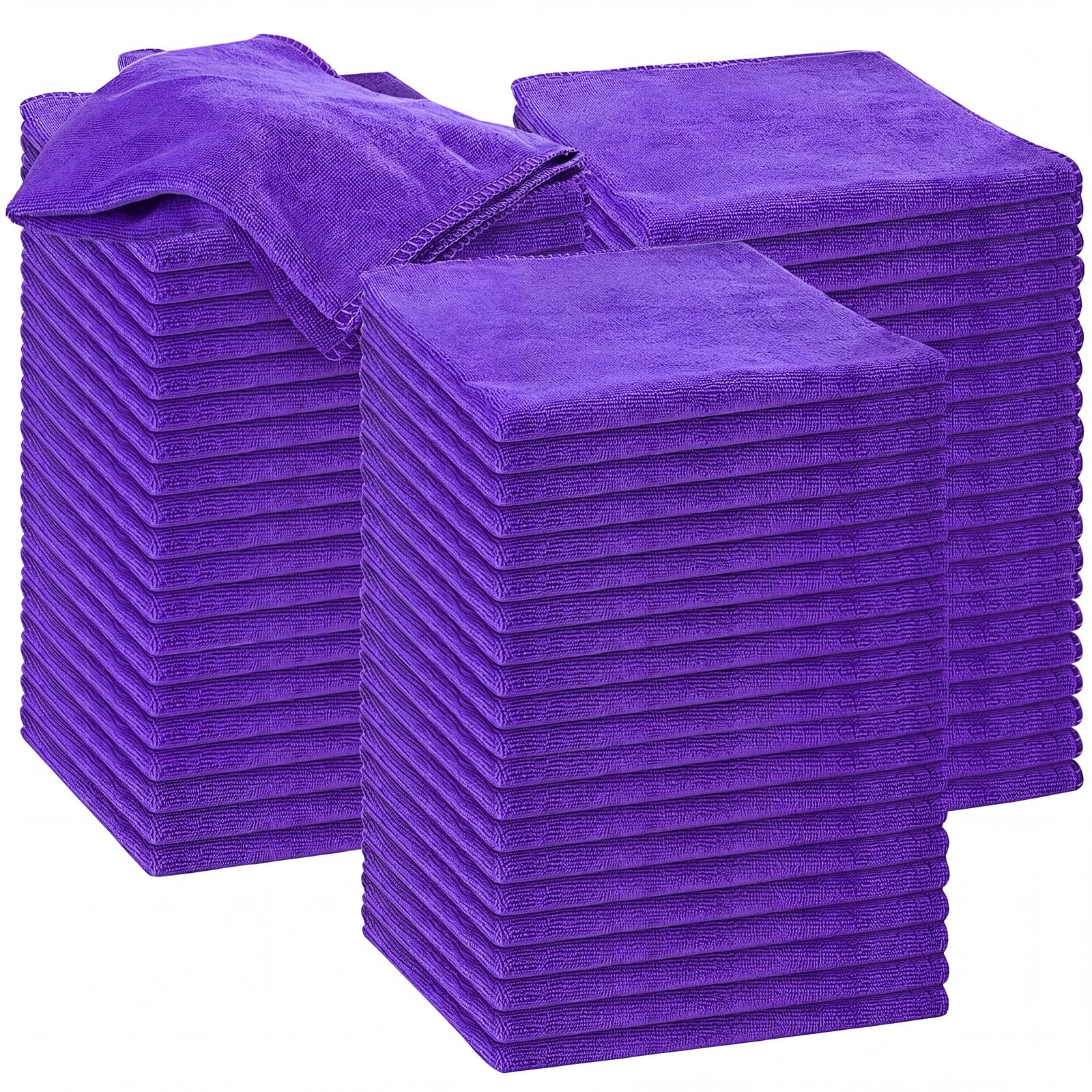 Microfiber Cleaning Cloths for Cars Ultra Absorbent Car Towels Drying Reusable Cleaning Supplies House Kitchen Window Microfiber Towel (60 Count)