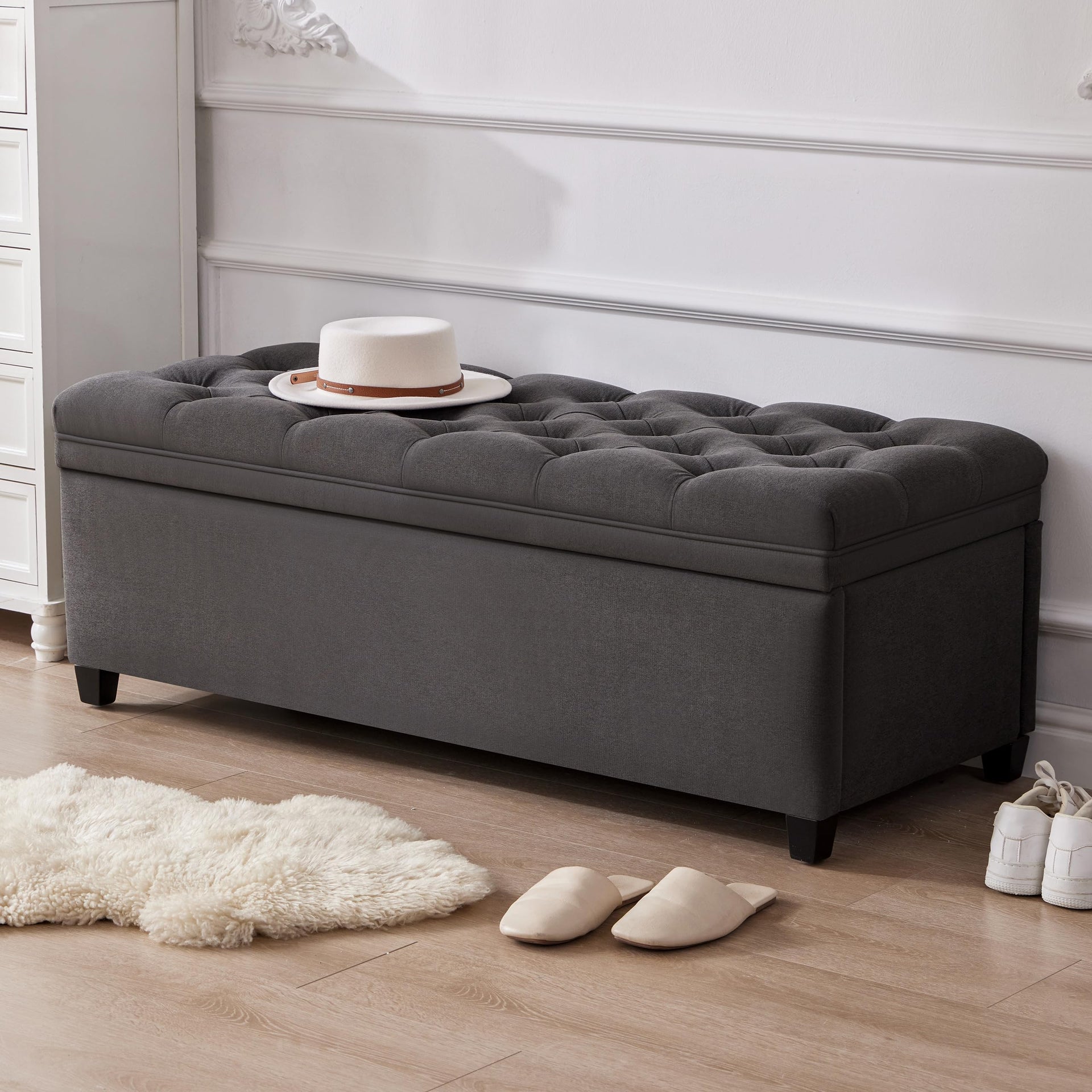 50 Inch Large Storage Ottoman