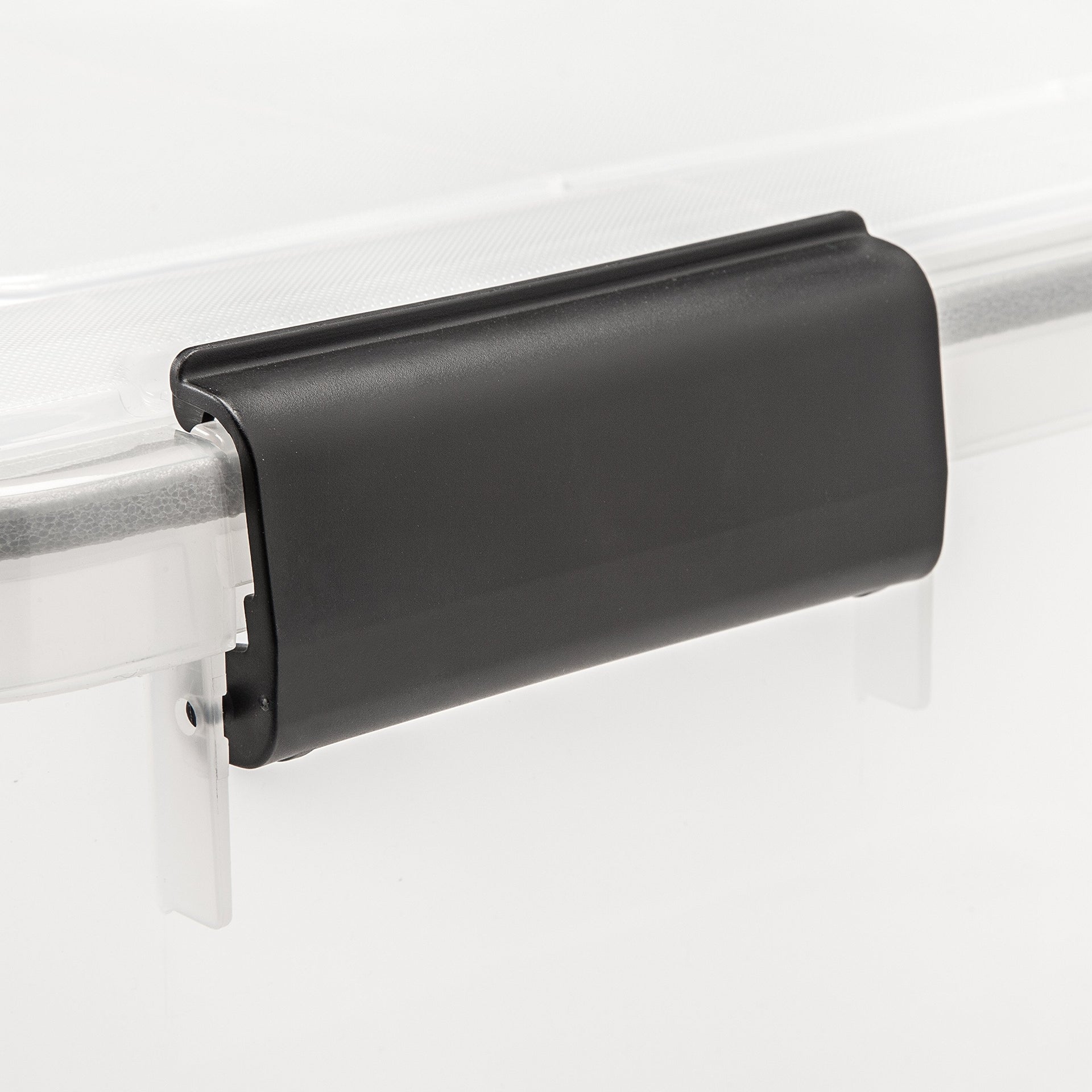 30 Quart WEATHERPRO Plastic Storage Box with Durable Lid and Seal and Secure Latching Buckles