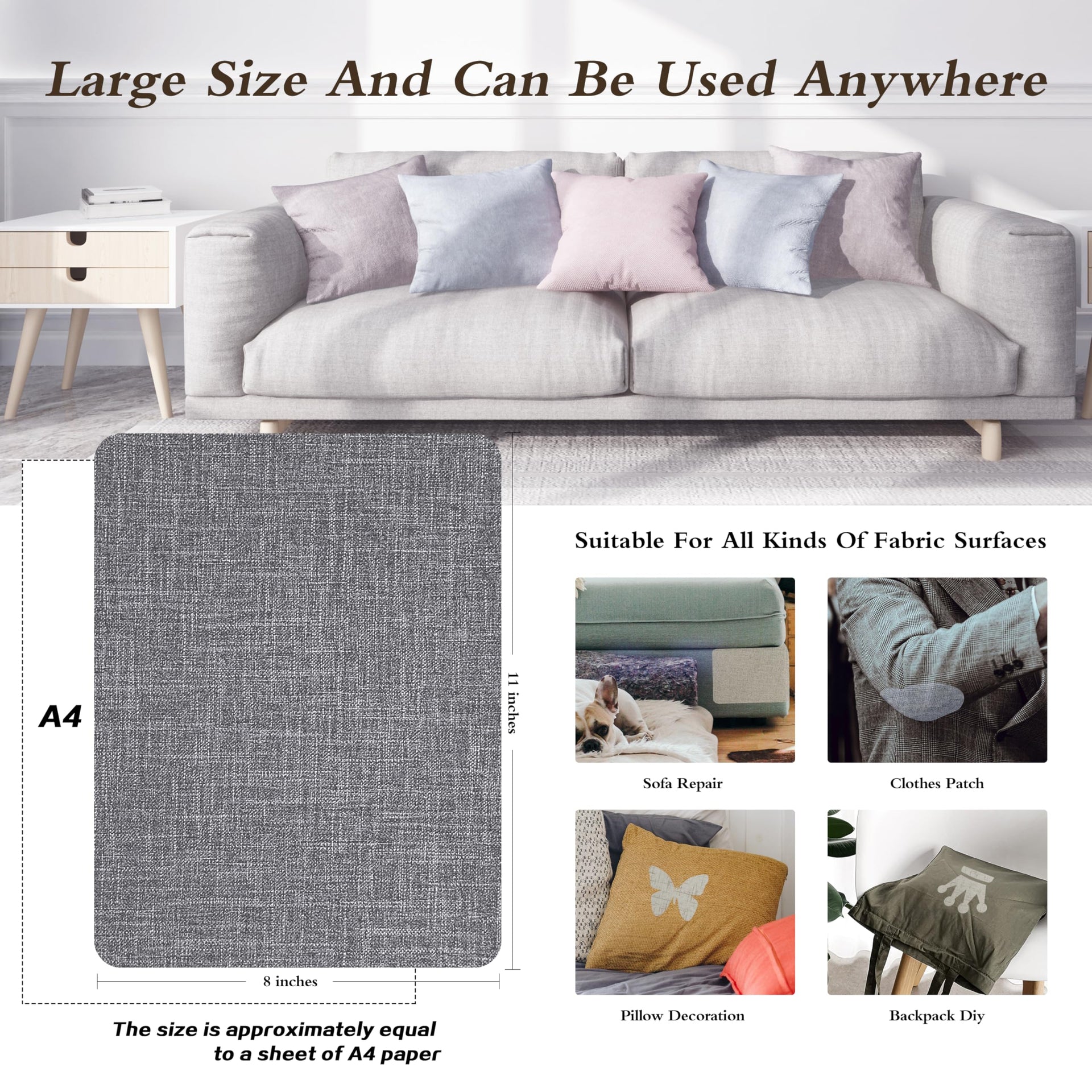 Fine Linen Repair Patches (2 Count)
