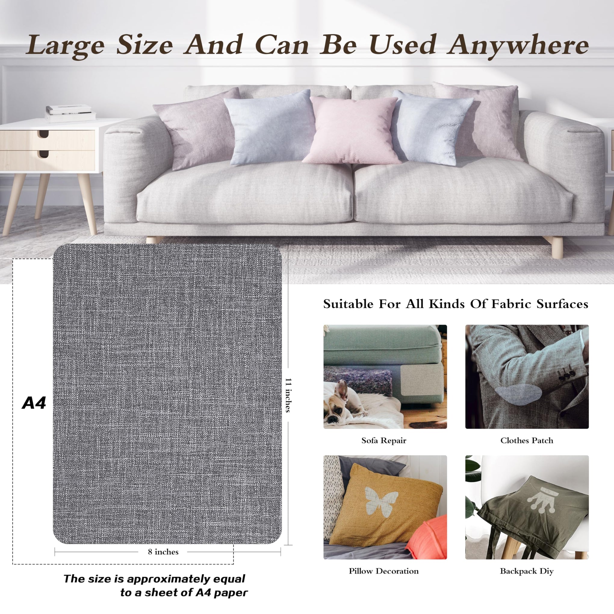 Fine Linen Repair Patches (2 Count)