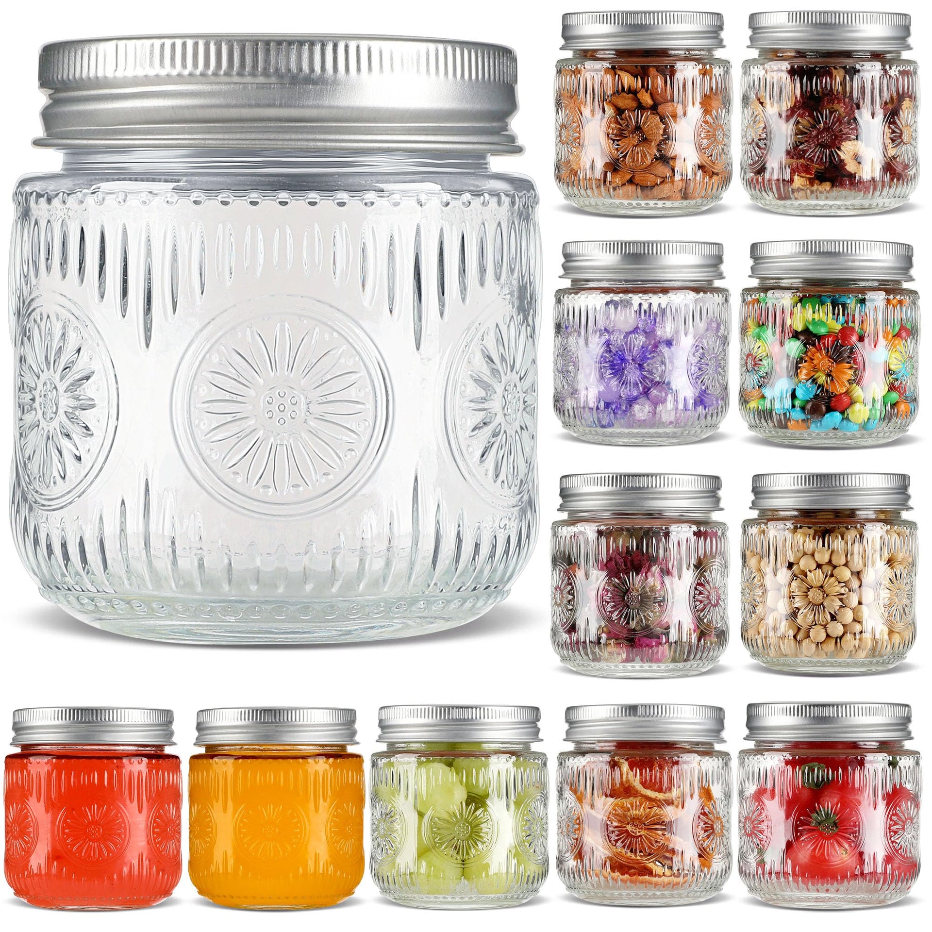 Mason Jars 8 oz (8 fluid ounce(s))