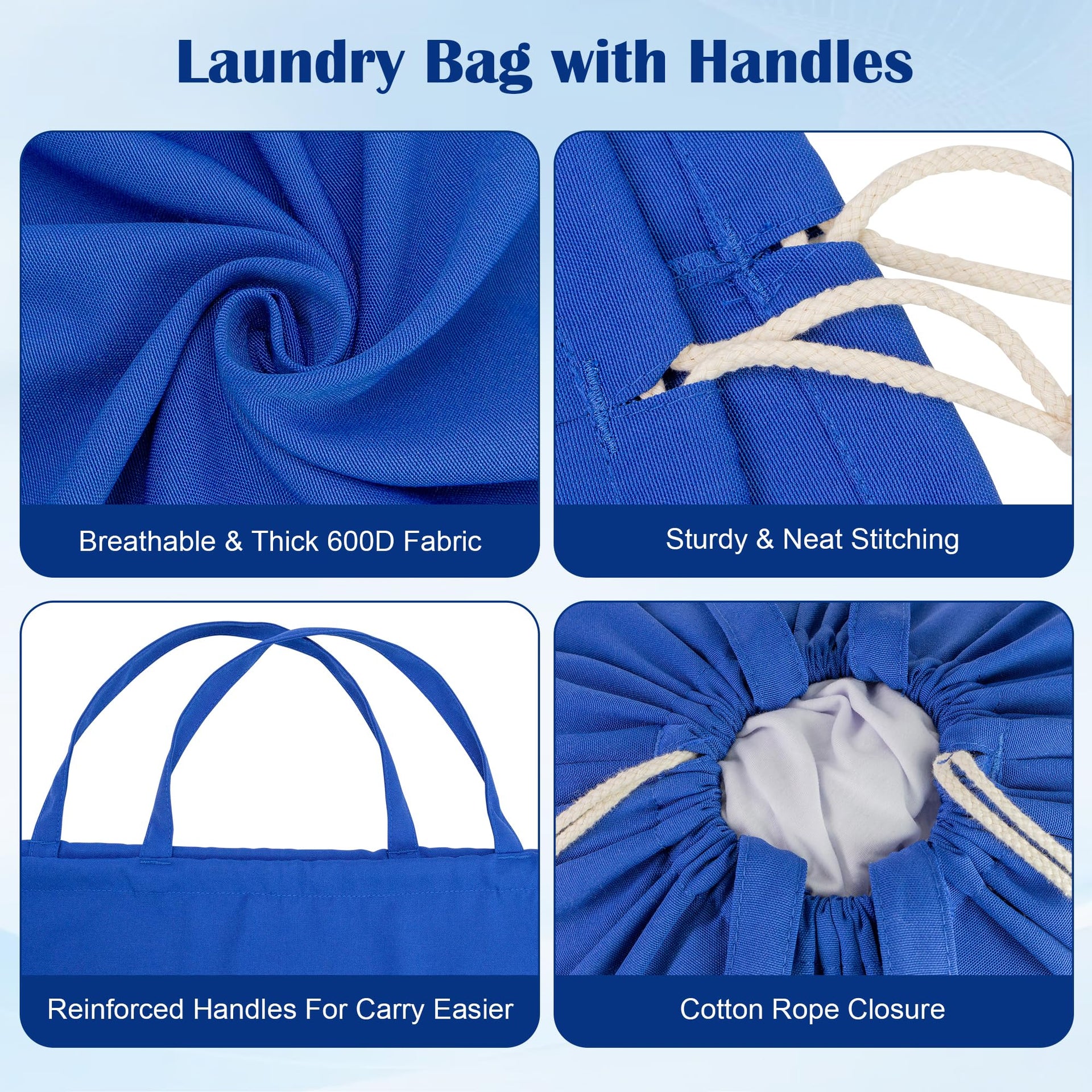 Thick Laundry Bag 33"Wx 35"H