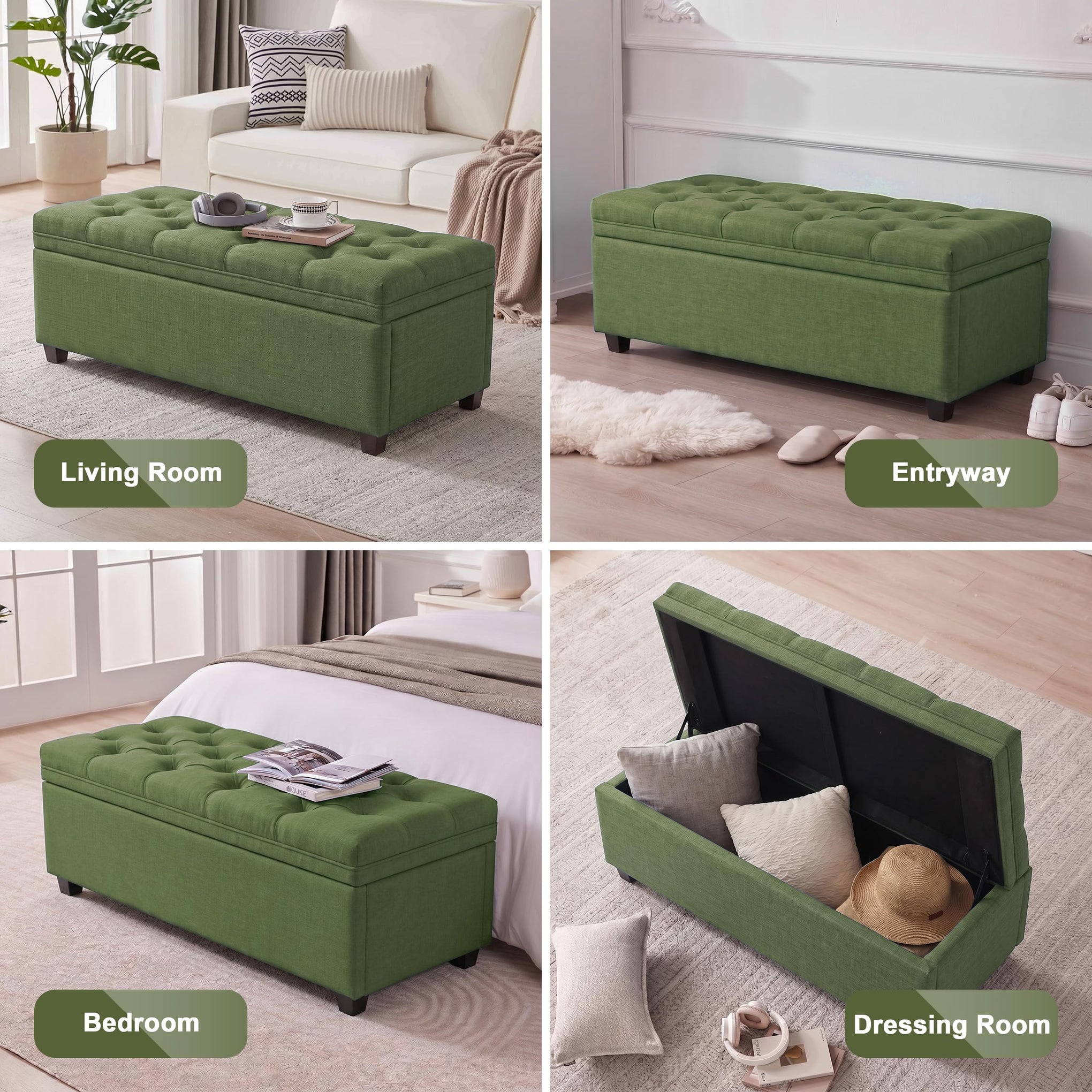 43 Inch Storage Ottoman