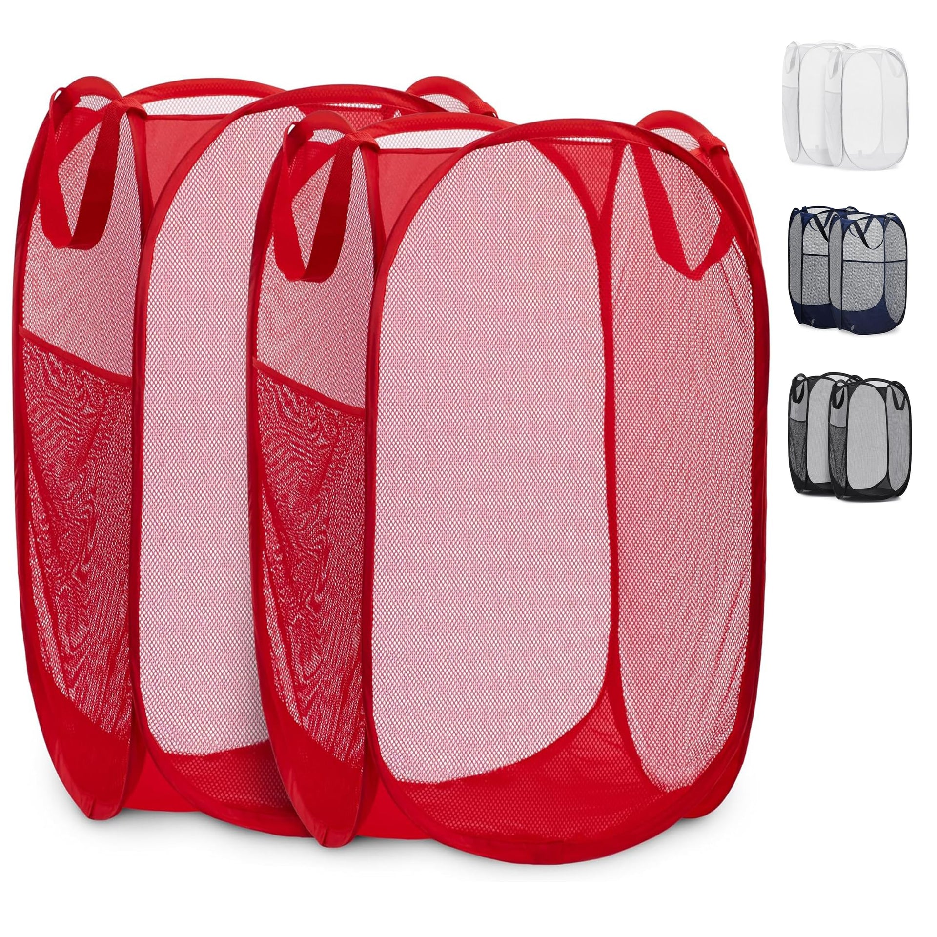 Collapsible Mesh Pop Up Laundry Hamper 2 (2 Count)