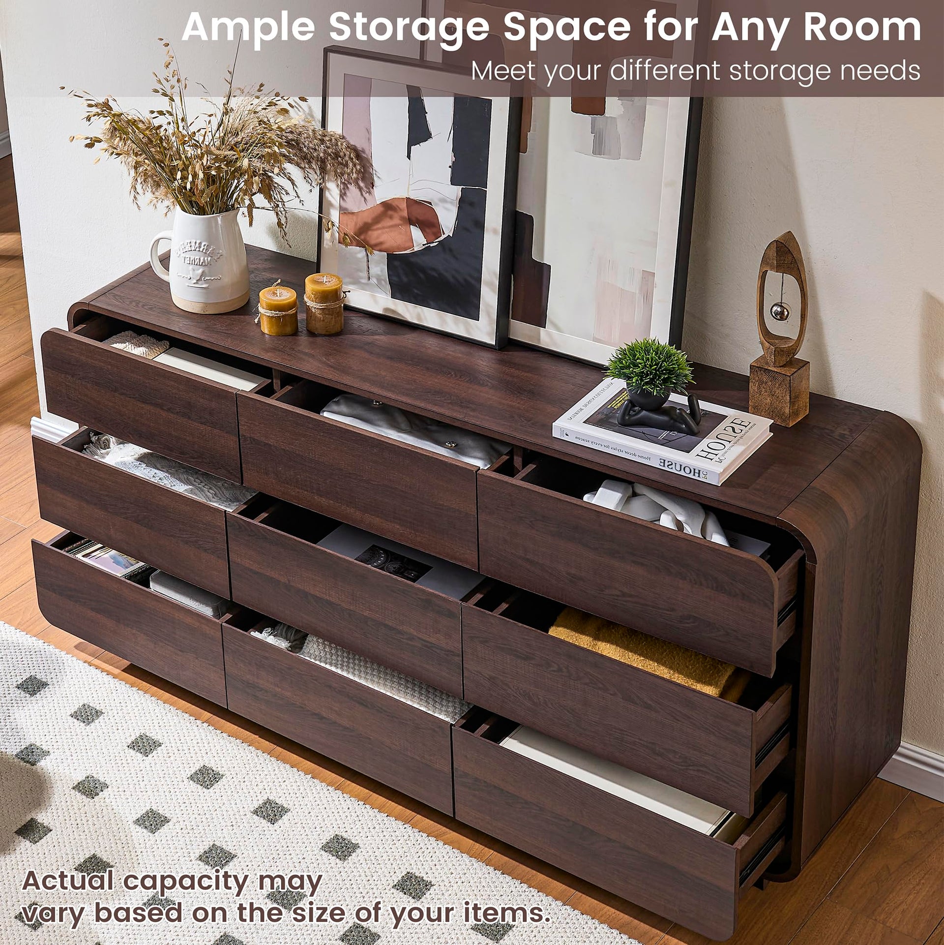 9 Drawer Dresser for Bedroom