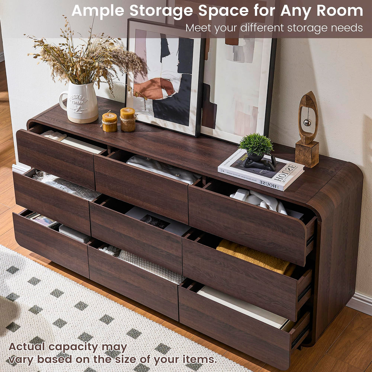 9 Drawer Dresser for Bedroom