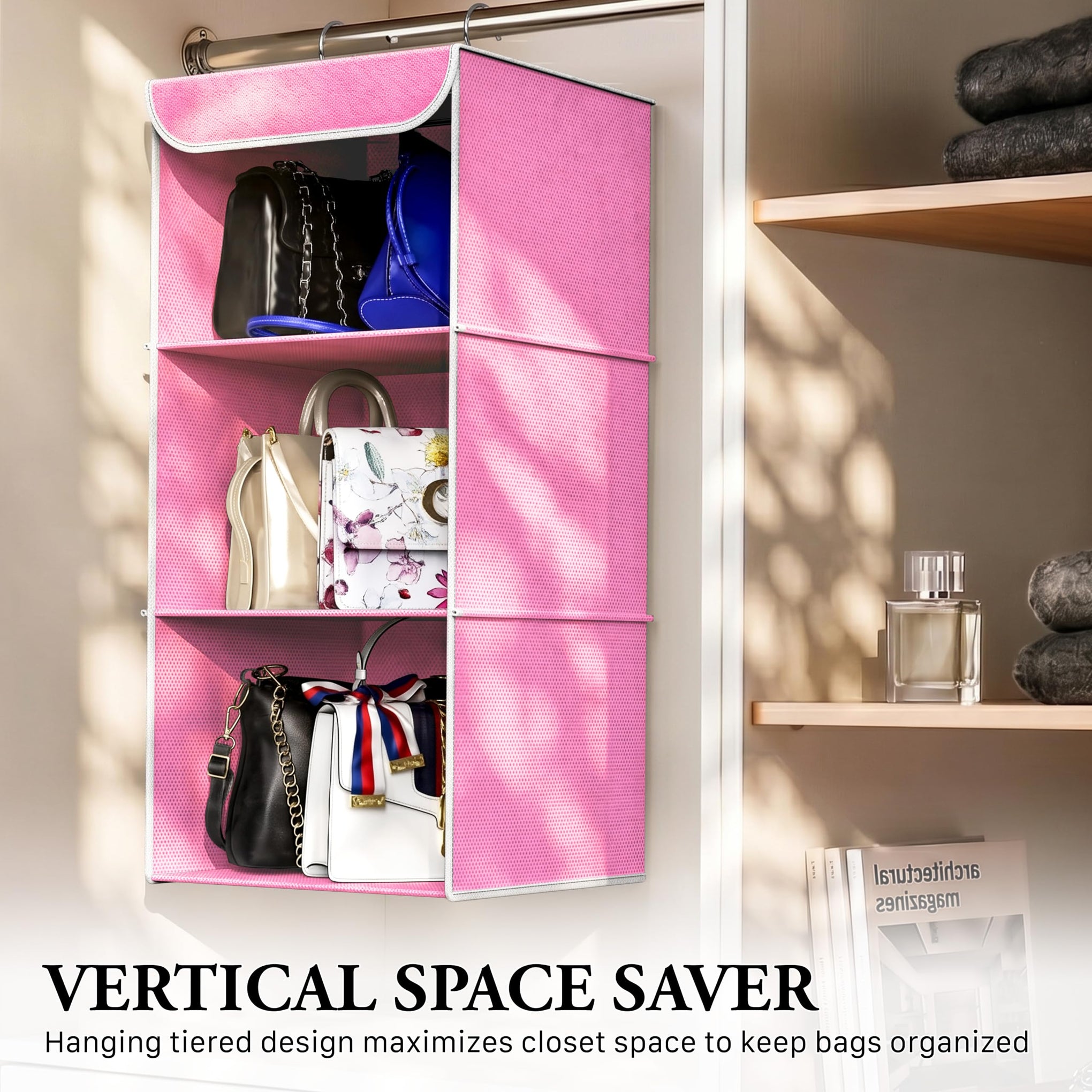 3 Shelf Hanging Closet Organizer (3 Count)