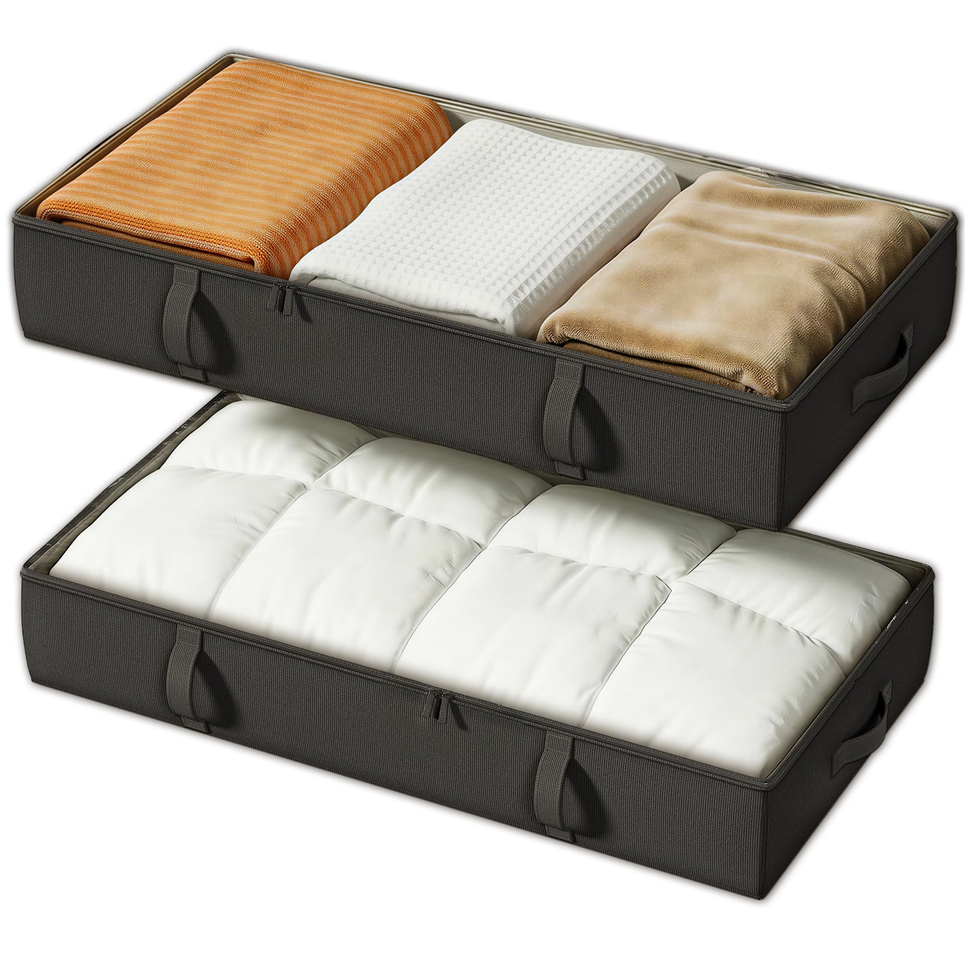 Side Supported Under Bed Storage Containers (2 Count)