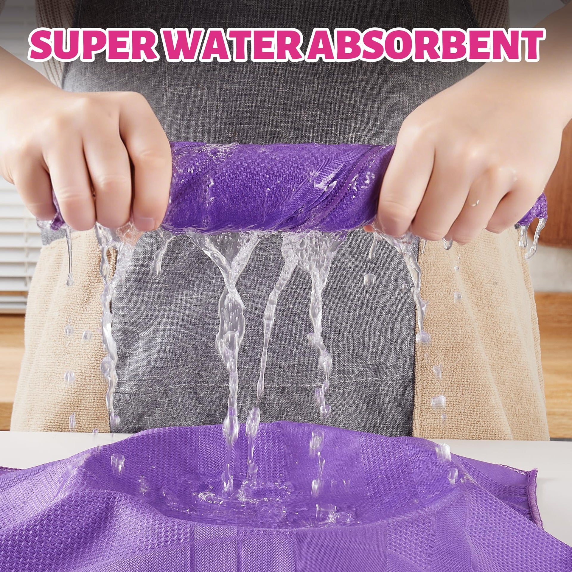 Microfiber Waffle Weave Cleaning Cloth (6 Count)