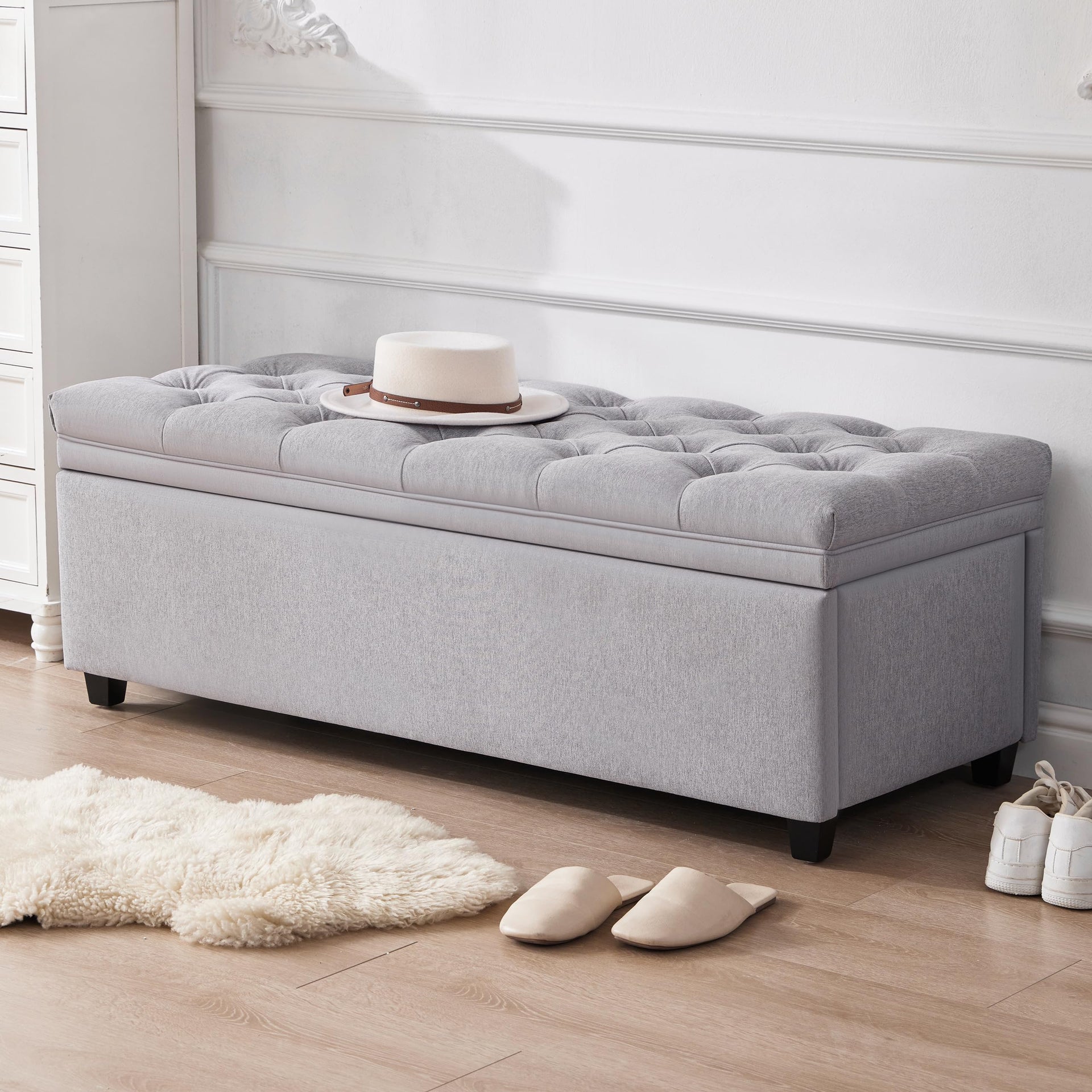 50 Inch Large Storage Ottoman