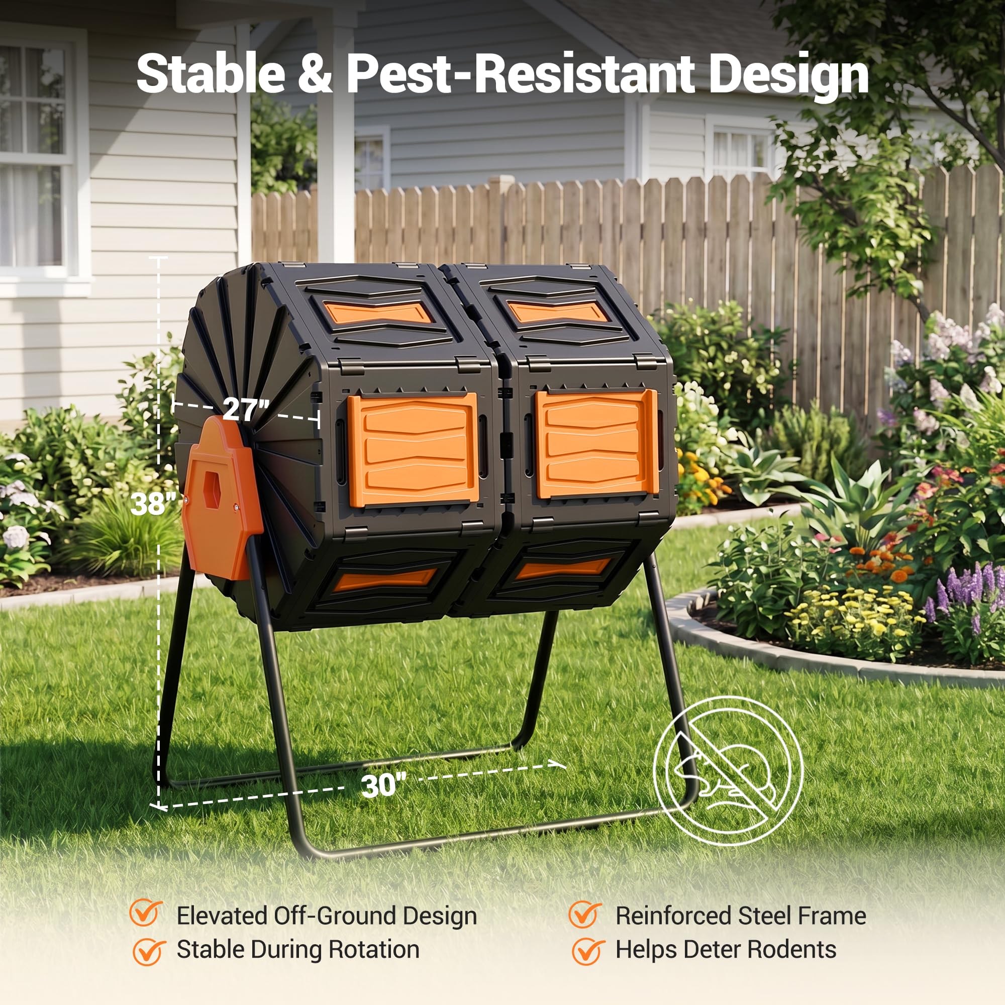 Composter Tumbler Outdoor