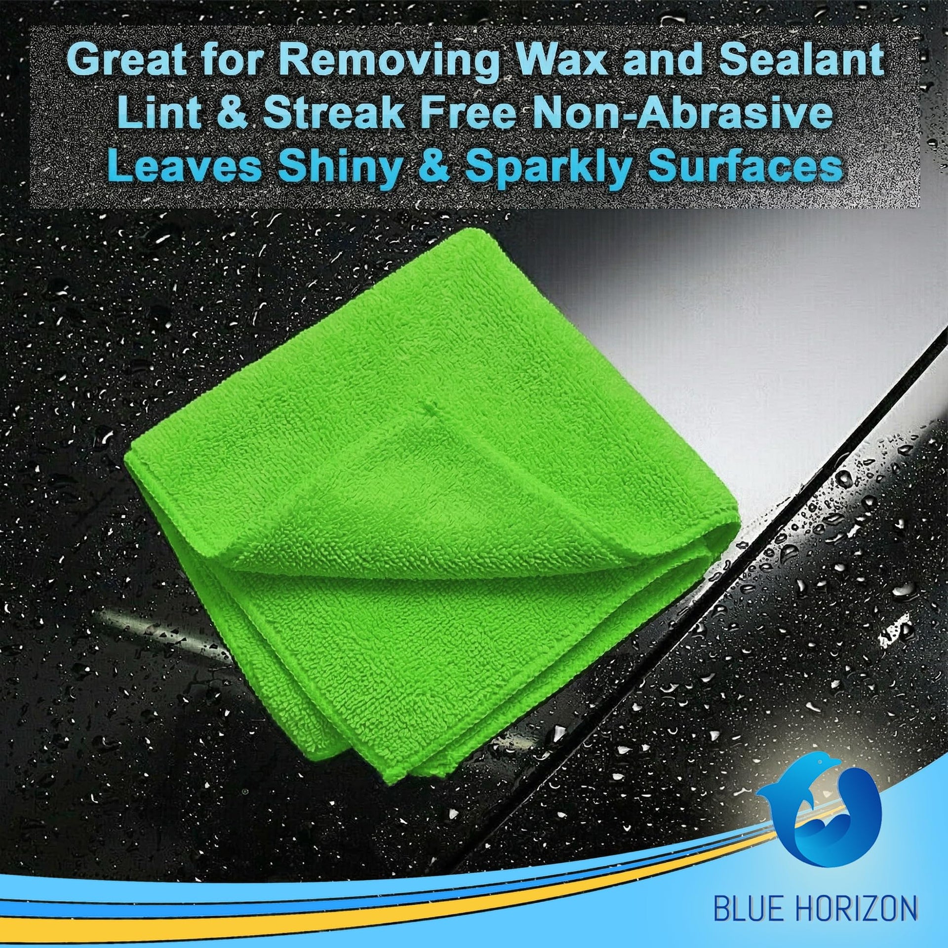 Green Large Microfiber Cleaning Towels (36 Count)