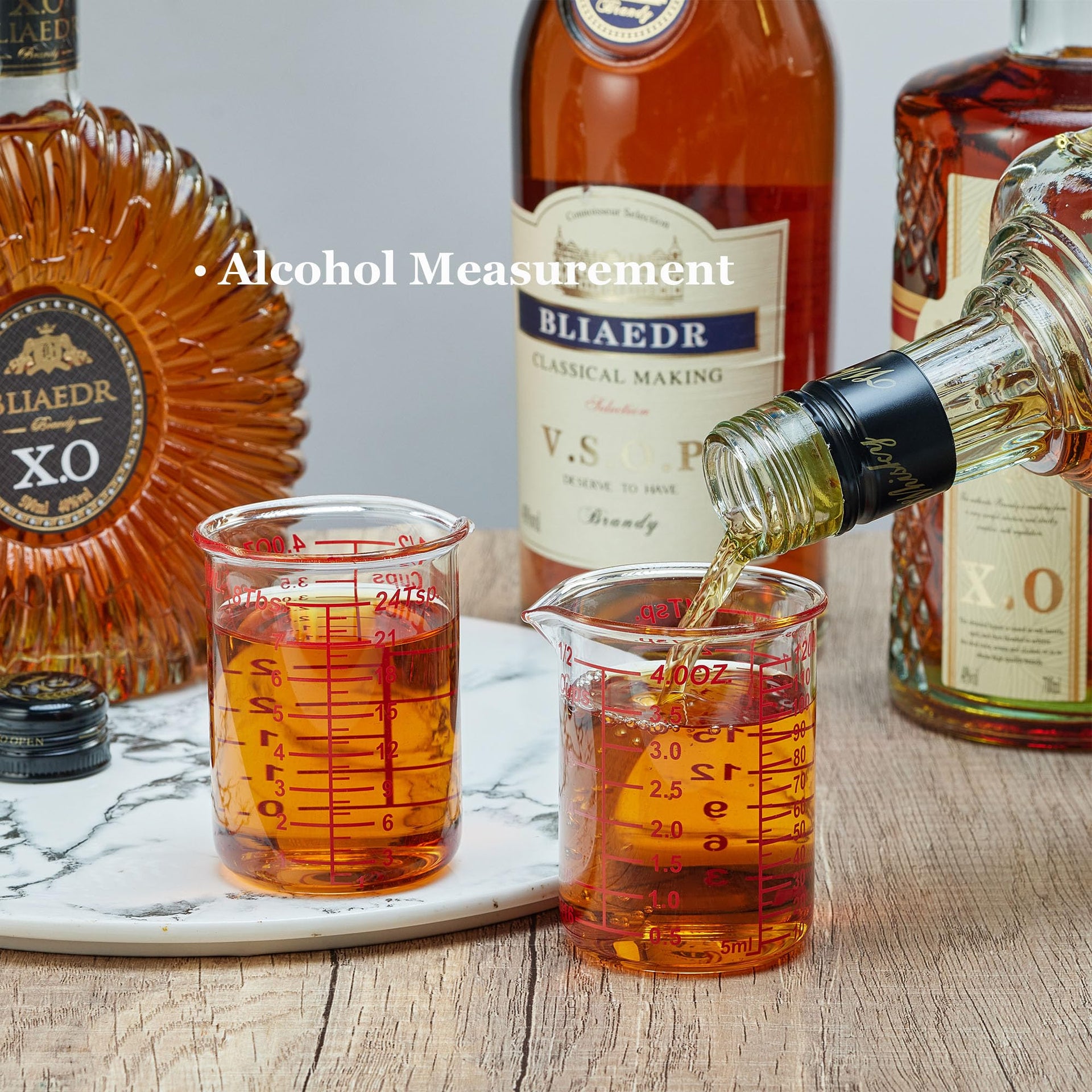 4 oz 120 ml Glass Measuring Cup with V