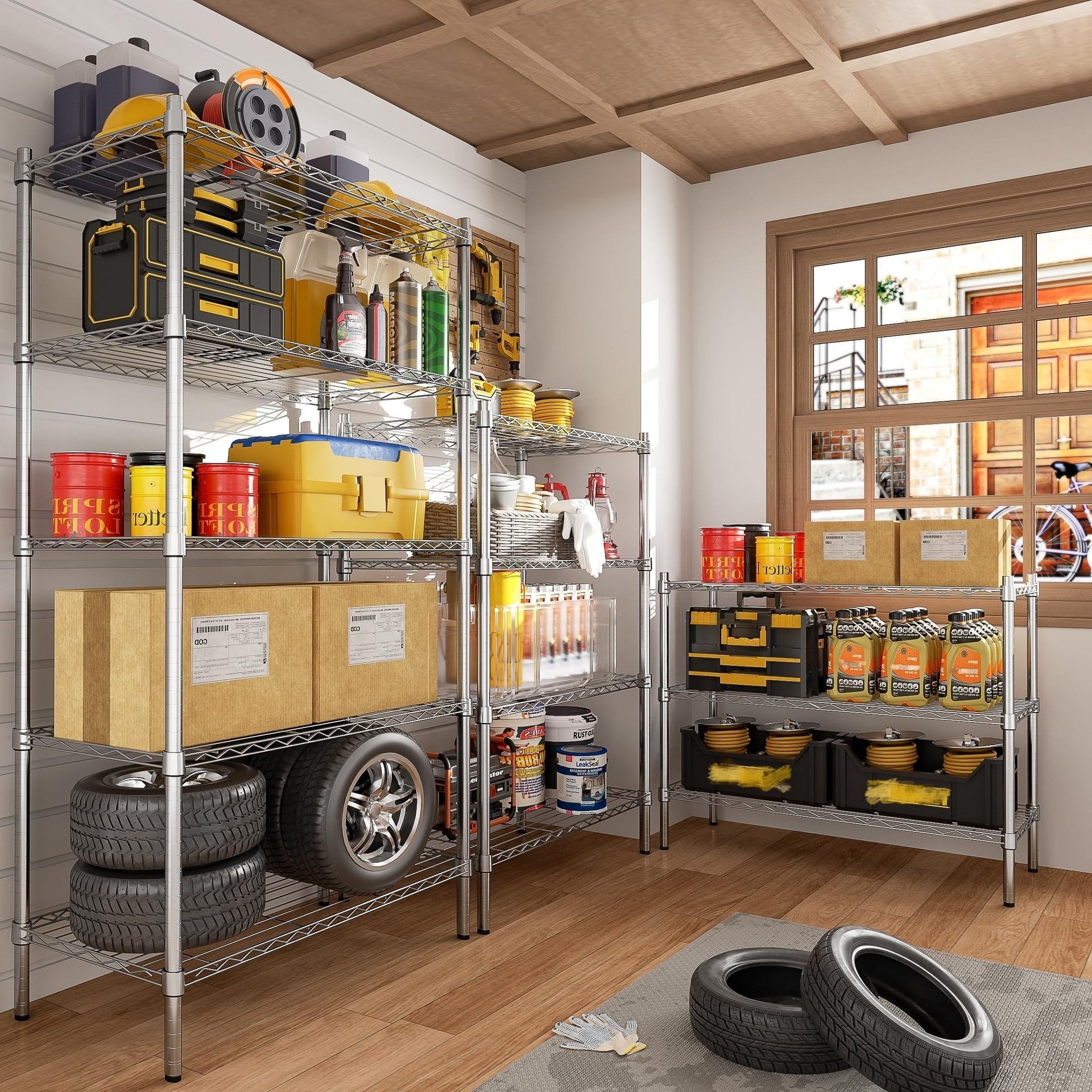 3 Tier Heavy Duty Wire Shelving