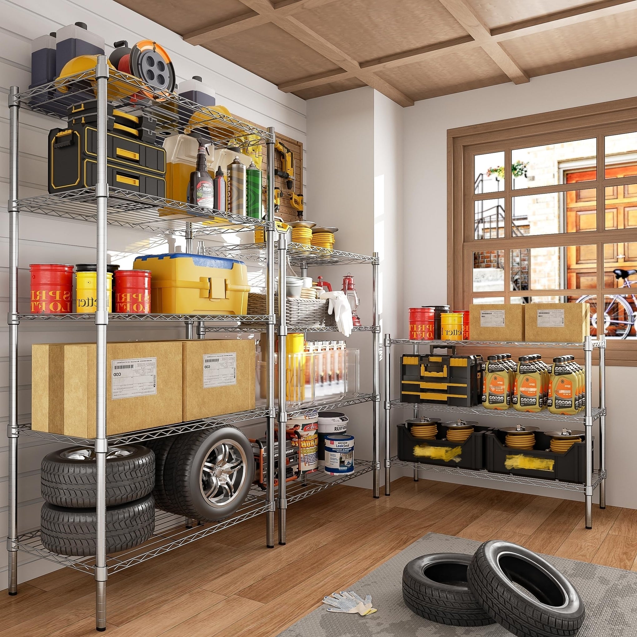 3 Tier Heavy Duty Wire Shelving
