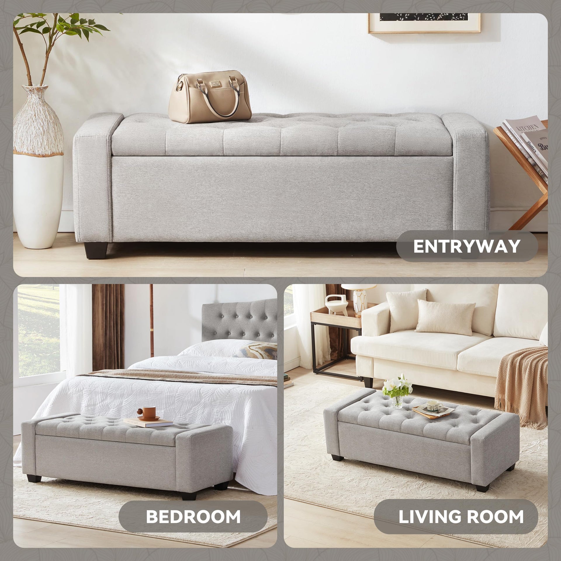 48" Ottoman with Storage