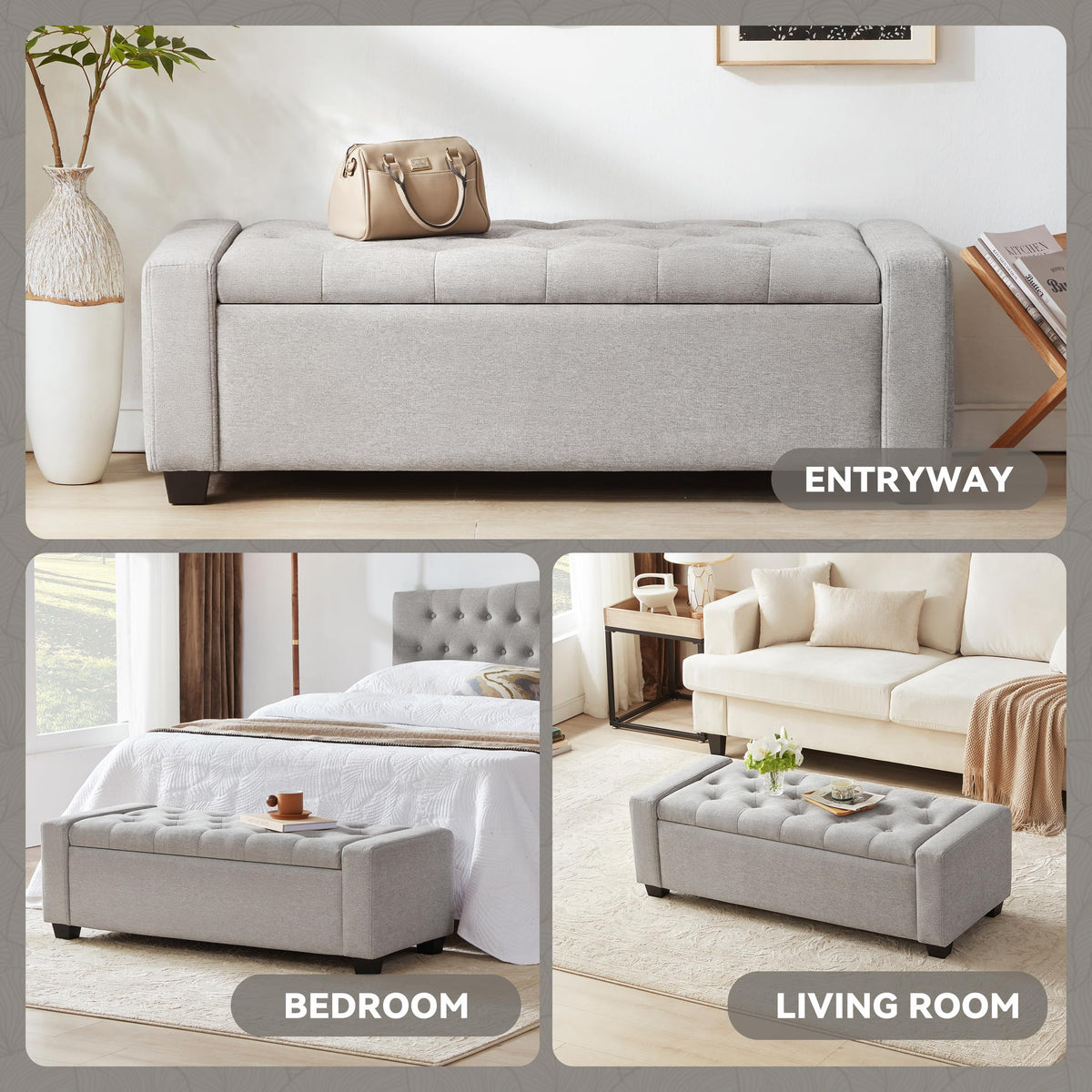 48" Ottoman with Storage
