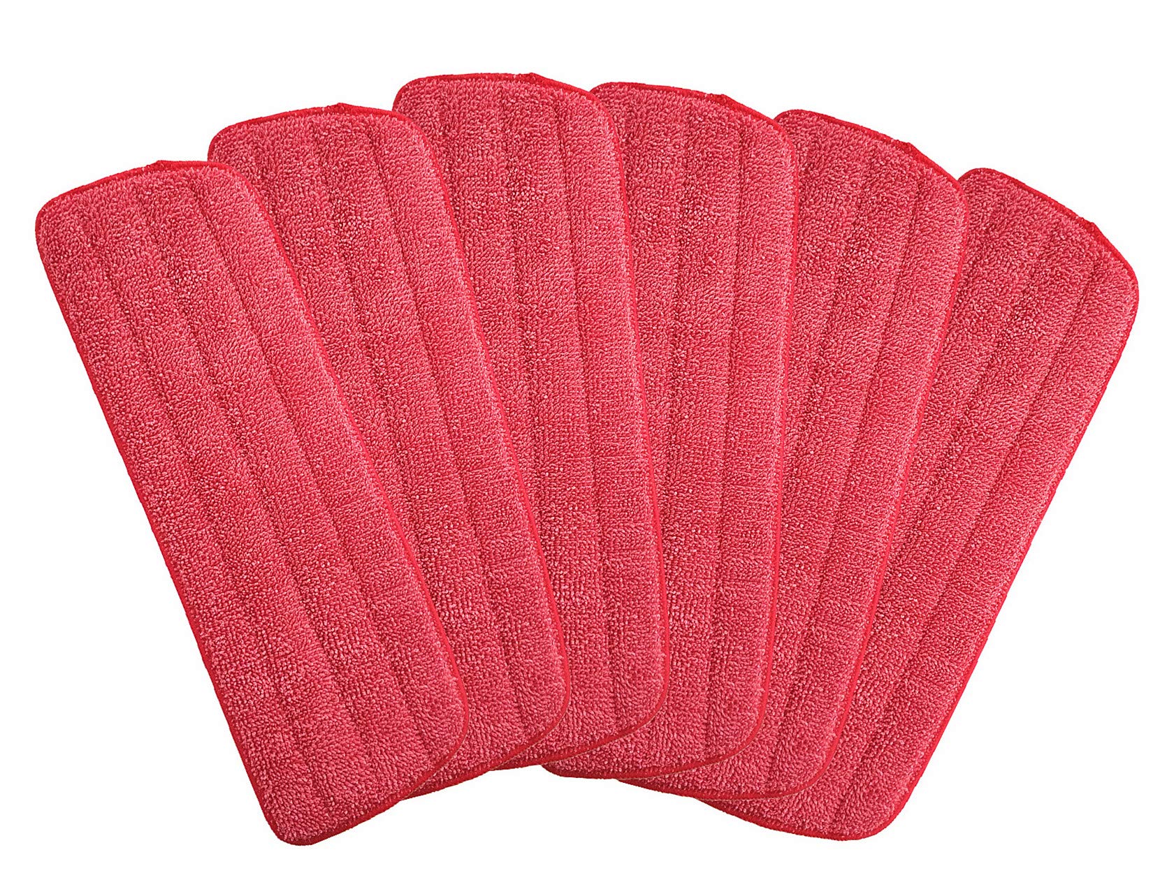 Microfiber Mop Replacement Pads for Wet (6 Count)