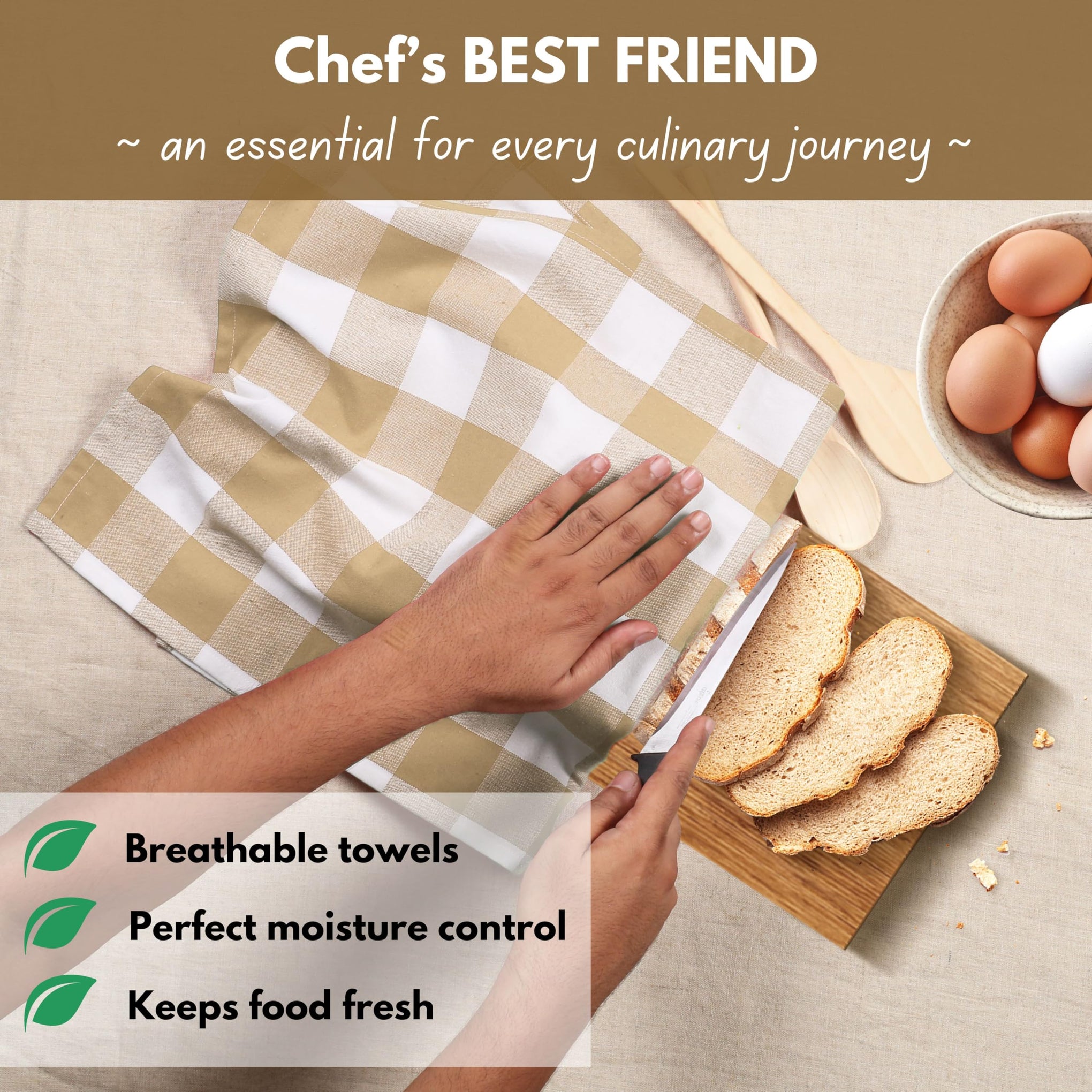 6 Pack Buffalo Check Kitchen Towels16 x26 (6 Count)