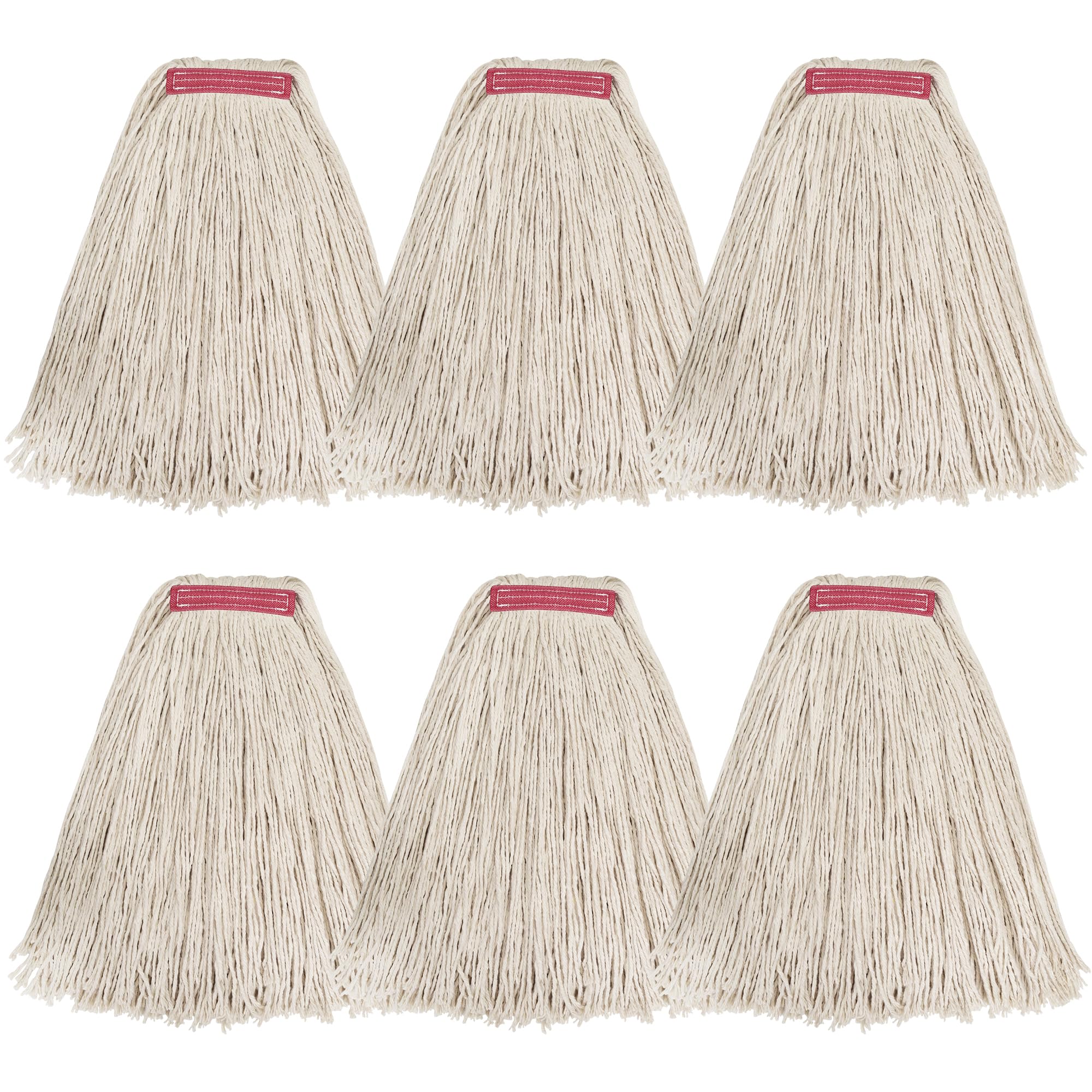 Matthew Cleaning 24oz 6Pack Cotton Floor Mop (6 Count) - ModHome Supplies