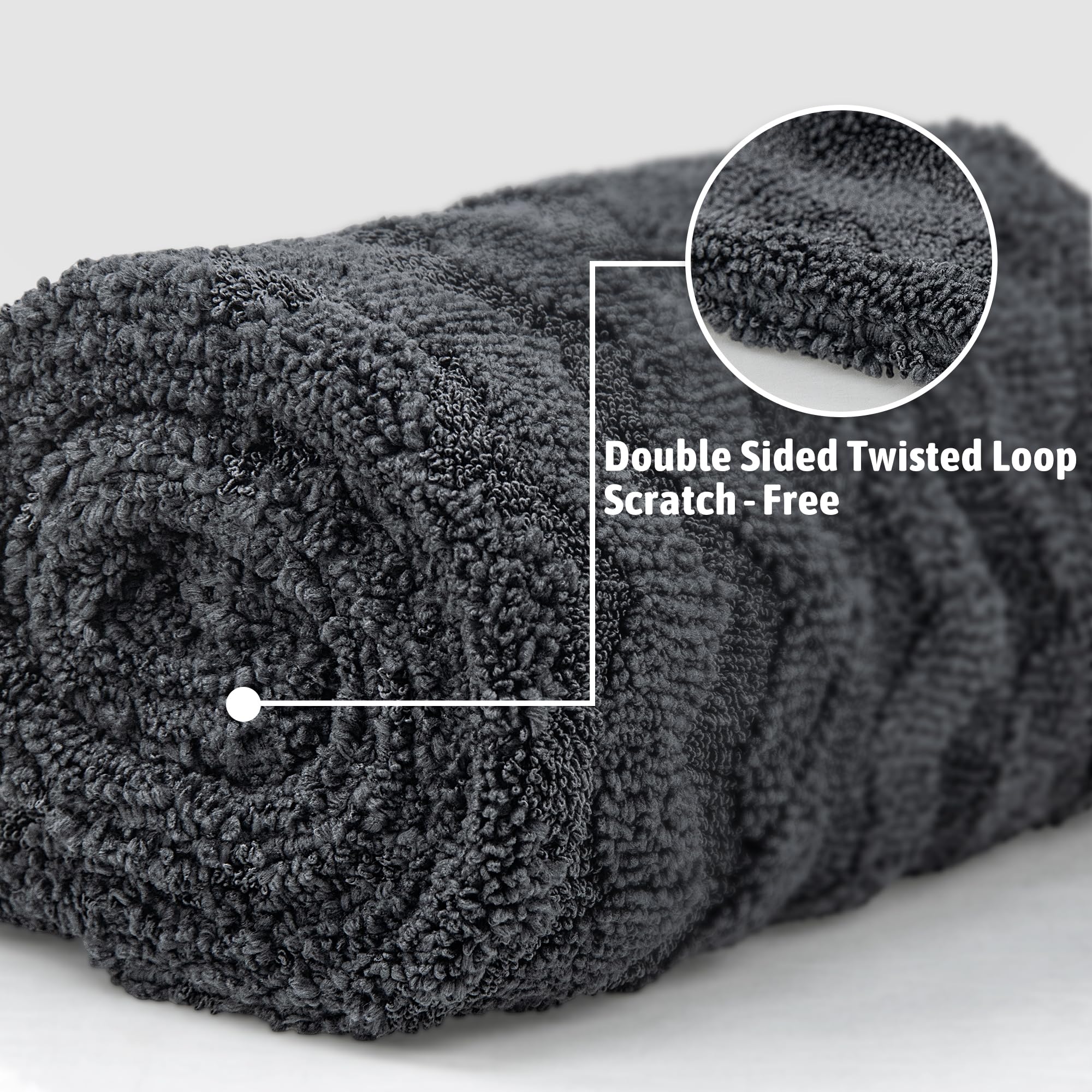 1000GSM Car Drying Towel 18"x24"