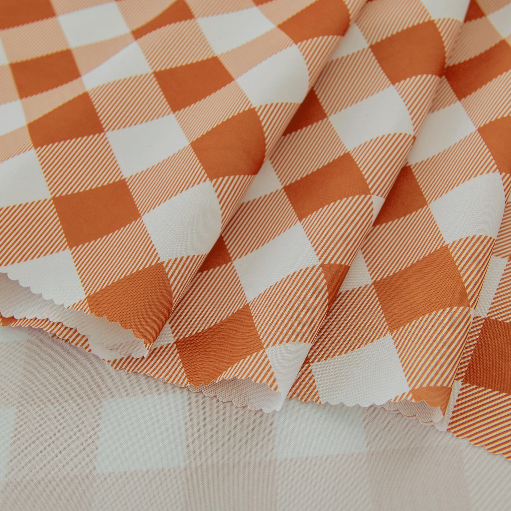 Waterproof Plaid Tablecloth Fabric