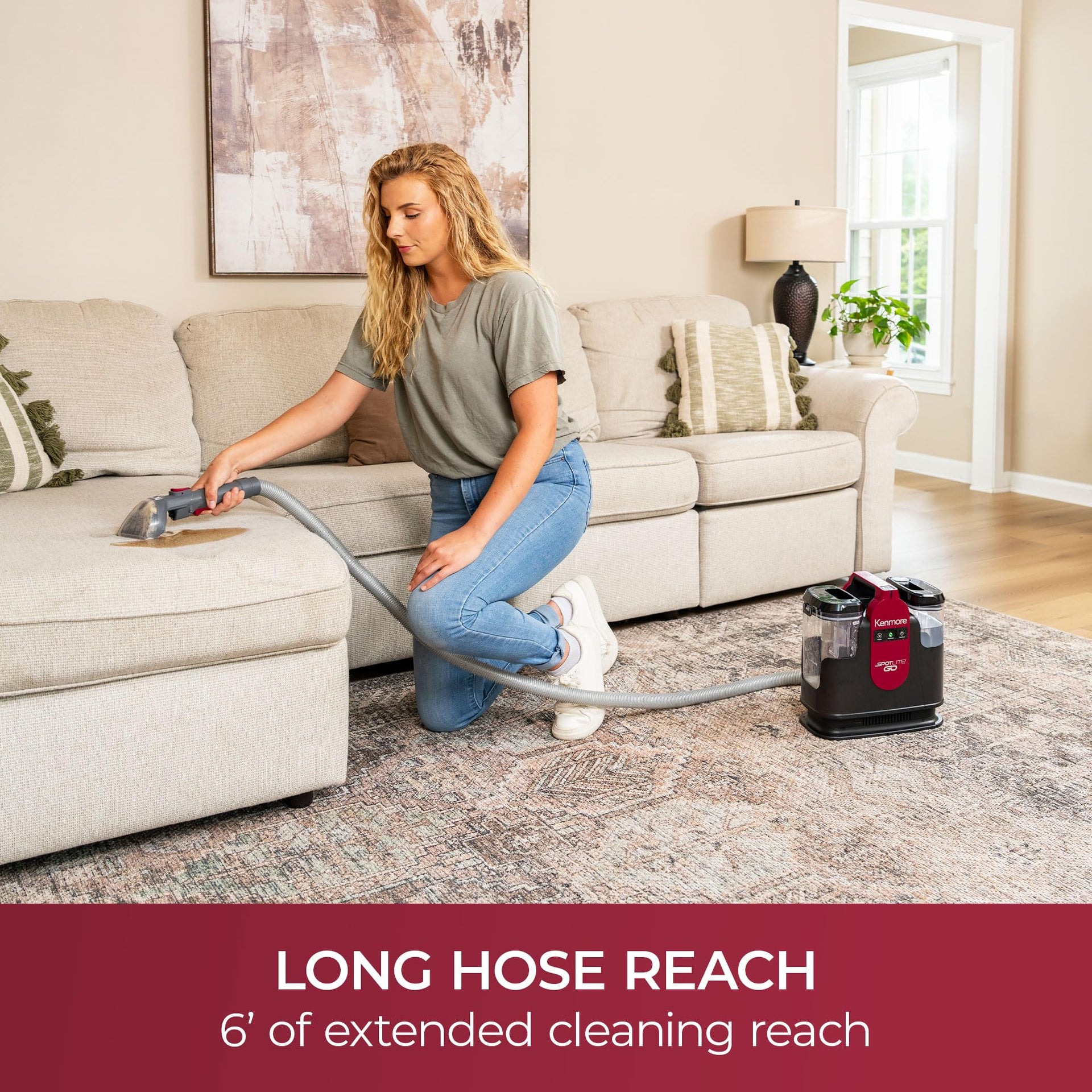 KW1050 SpotLite™ Go Portable Heated Carpet & Upholstery Spot Cleaner