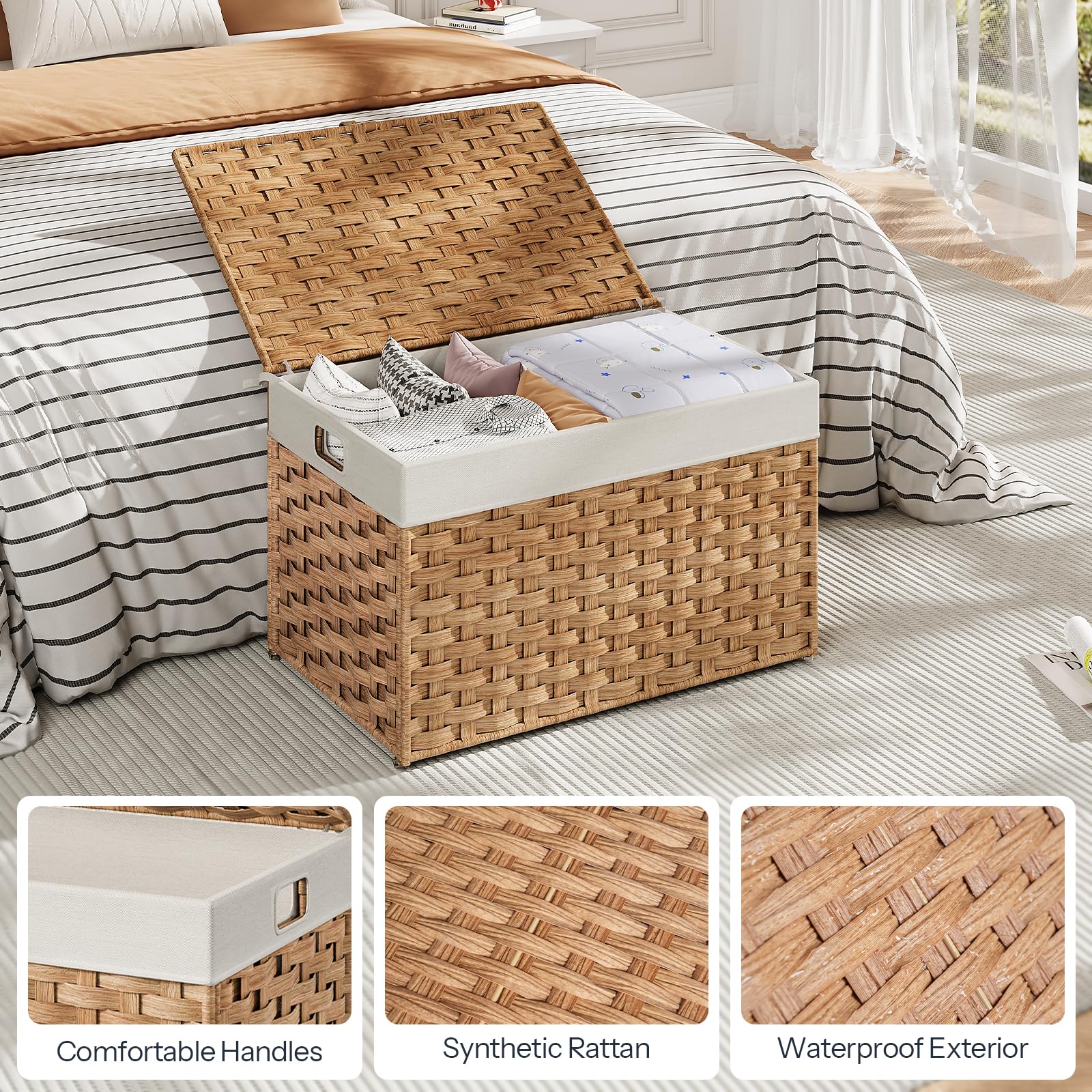 Storage Basket with Lid - ModHome Supplies