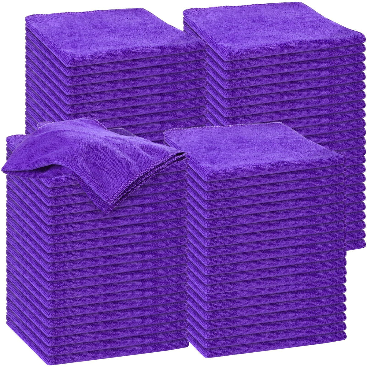 Microfiber Cleaning Cloths for Cars 16 x 16 Inch Ultra Absorbent Car Towels Drying Reusable Cleaning Supplies House Kitchen Window Microfiber Towel (120 Count)