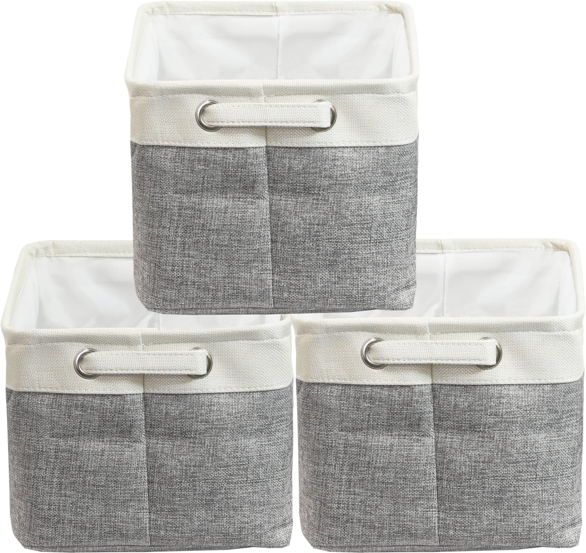 14.4" x 10" Slim Large Fabric Storage Bin (3 Count)