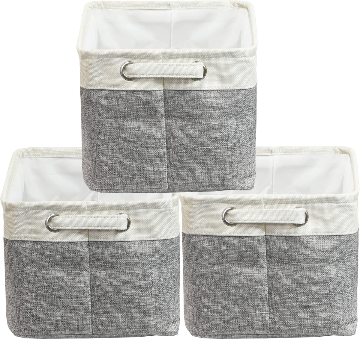 14.4" x 10" Slim Large Fabric Storage Bin (3 Count)