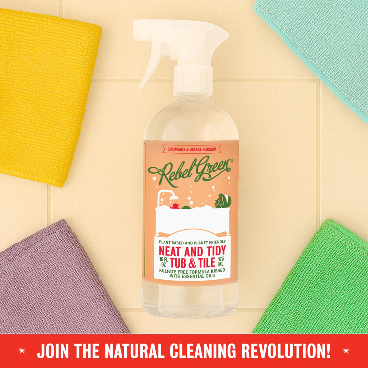 Neat and Tidy Tub and Tile Bathroom Cleaner Spray (16 Fl Oz)