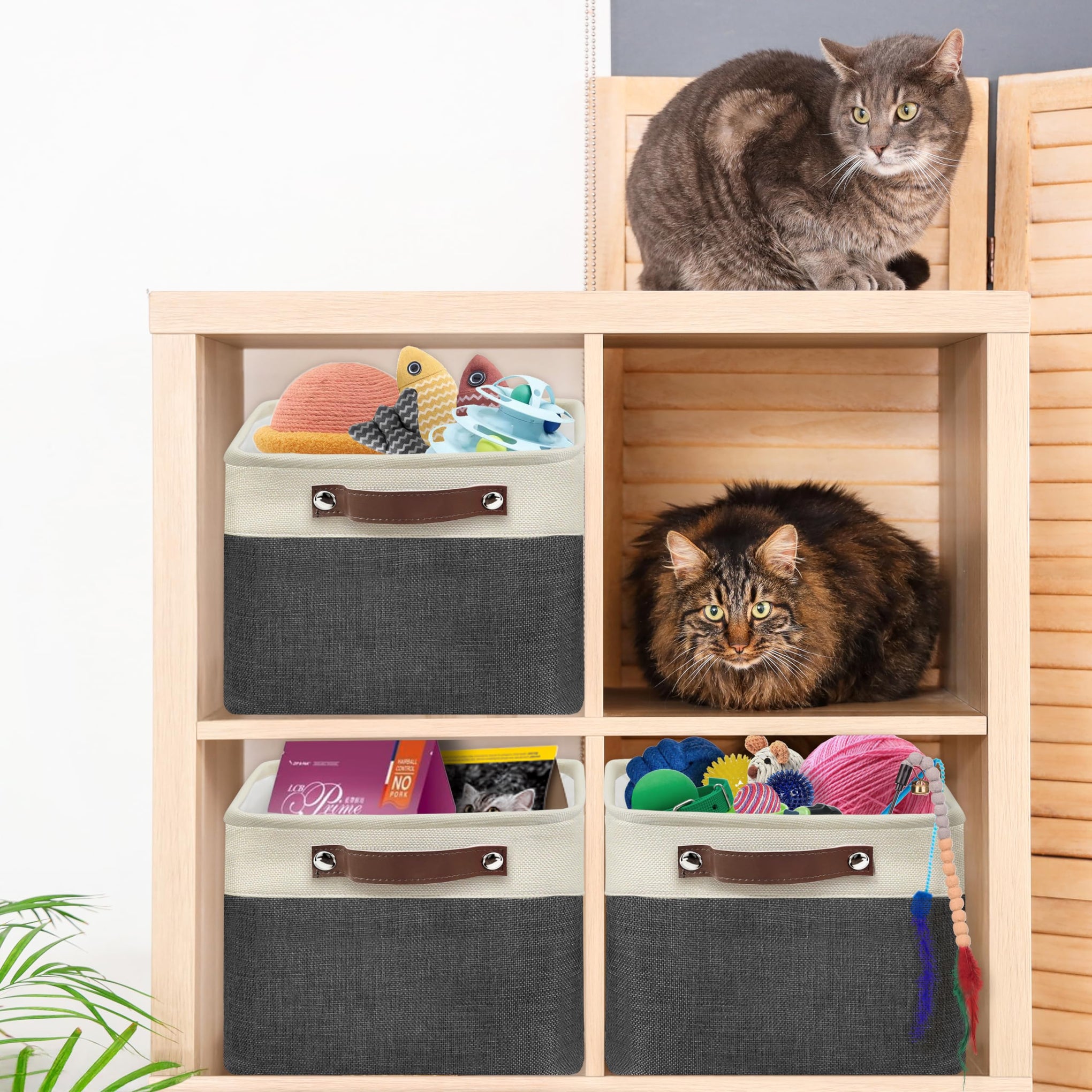 15" x 11" Large Fabric Storage Bin (3 Count)