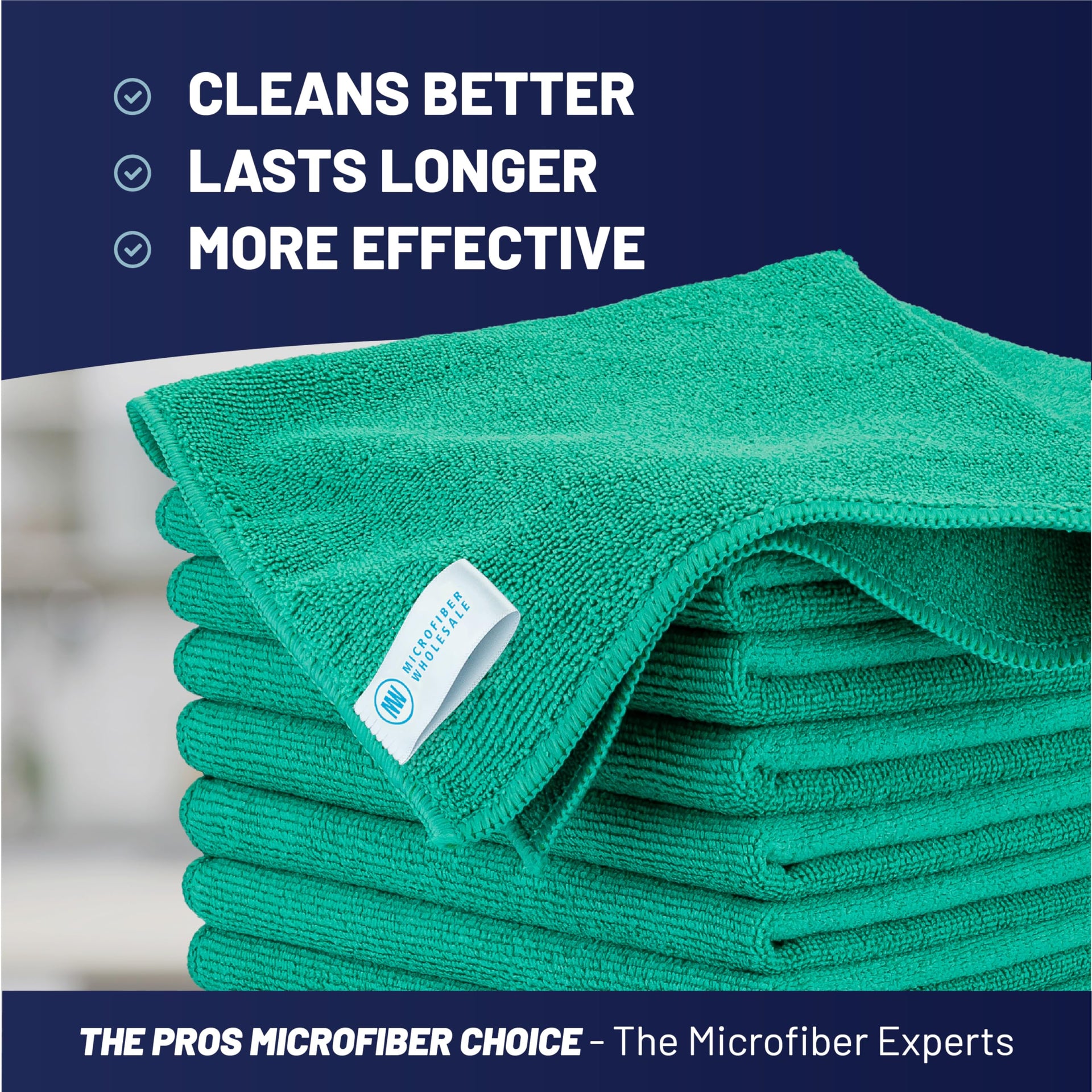 MW Pro 16x16 Microfiber Wash Cloths (12 Count)