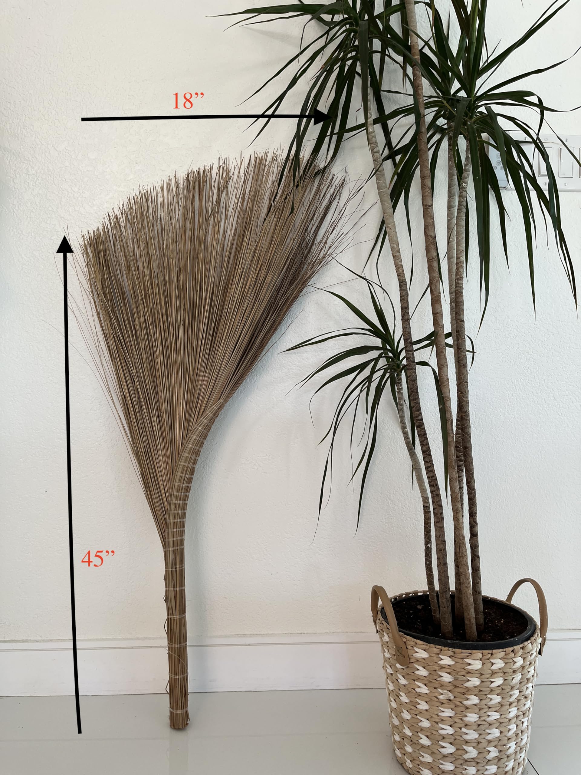 Vietnamese Natural Straw Broom
