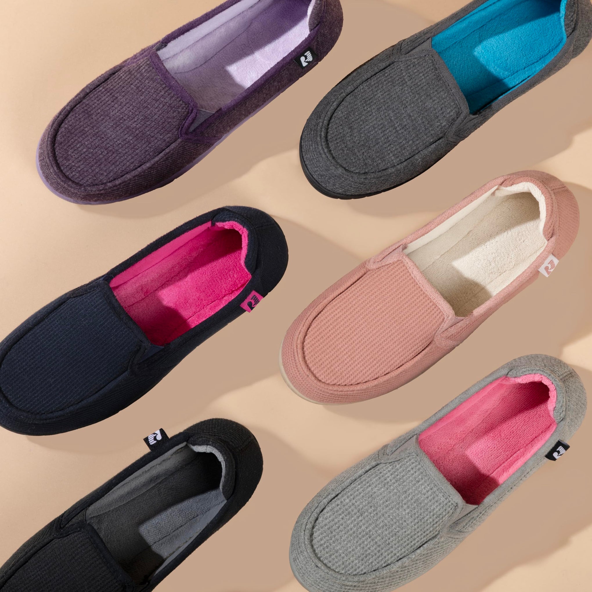 Women's Two Tone Hoodback Slipper with Removable Insole