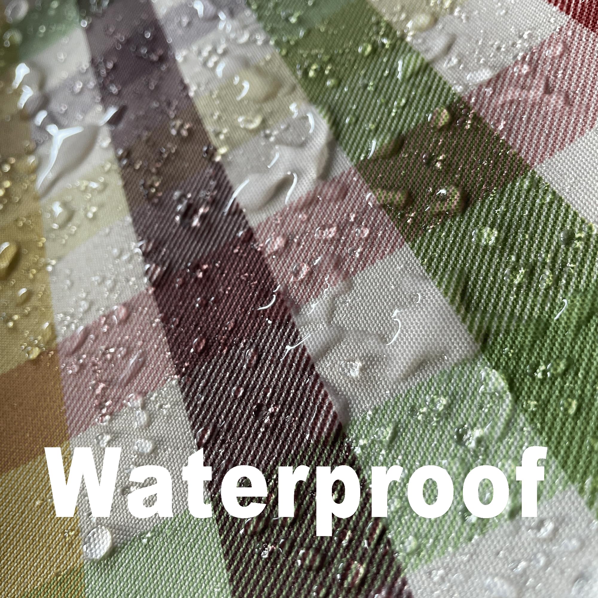 Waterproof Checkered Tablecloth Fabric